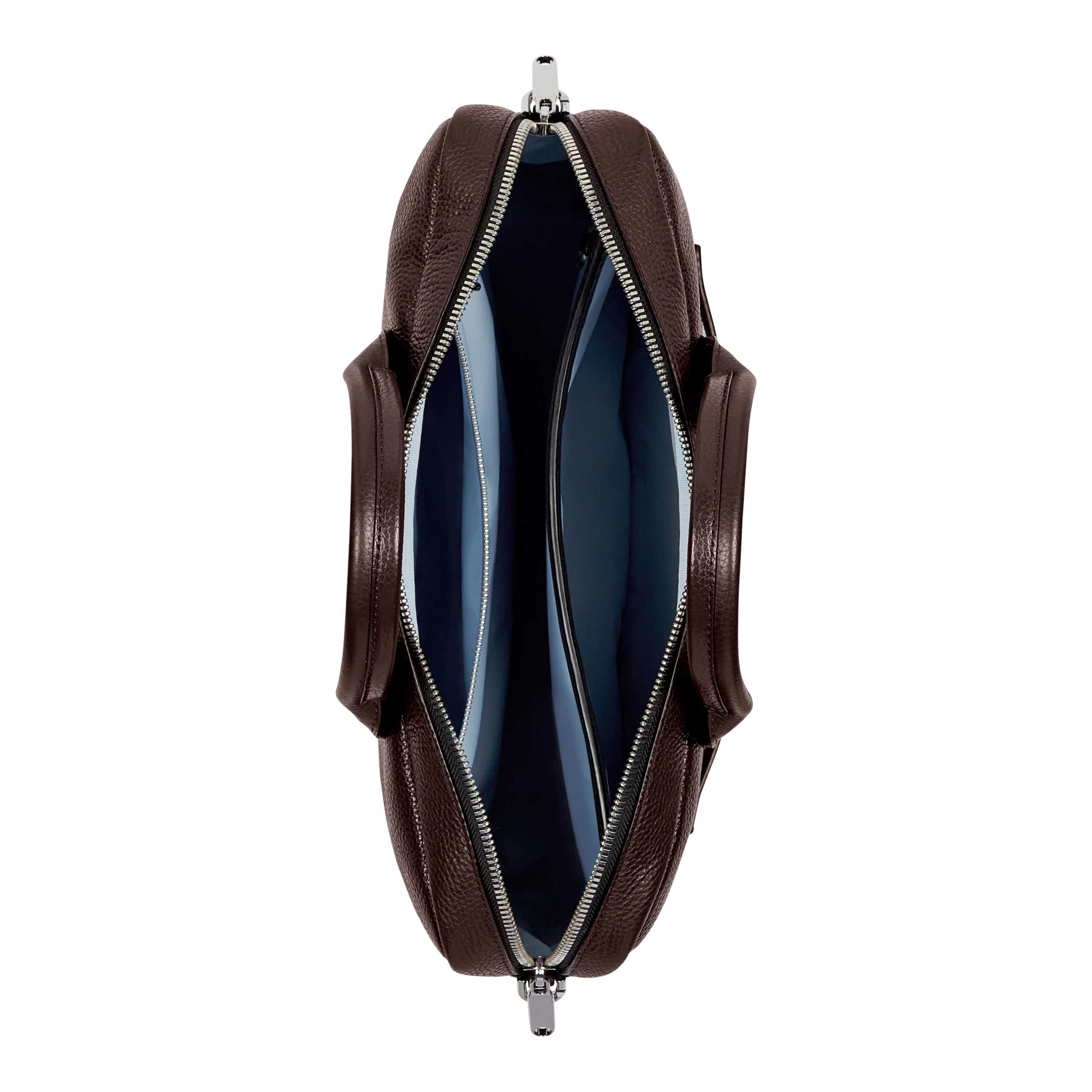 ECCO TEXTUREBLOCK LAPTOP BAG - Brown - Birdeye