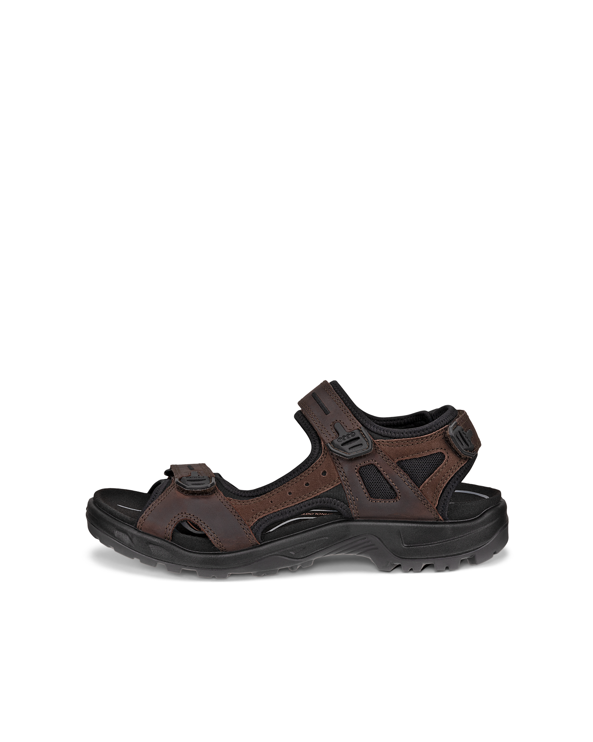 Men's ECCO® Offroad Nubuck Outdoor Sandal - Brown - Outside