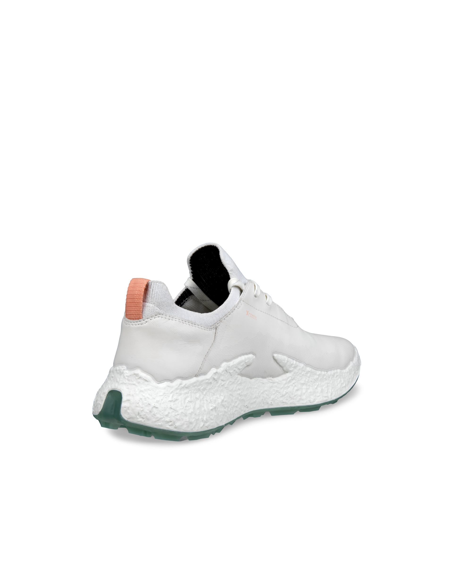 Chaussure de golf imperméable en cuir ECCO® Golf Biom H5 pour femmes - Blanc - Back