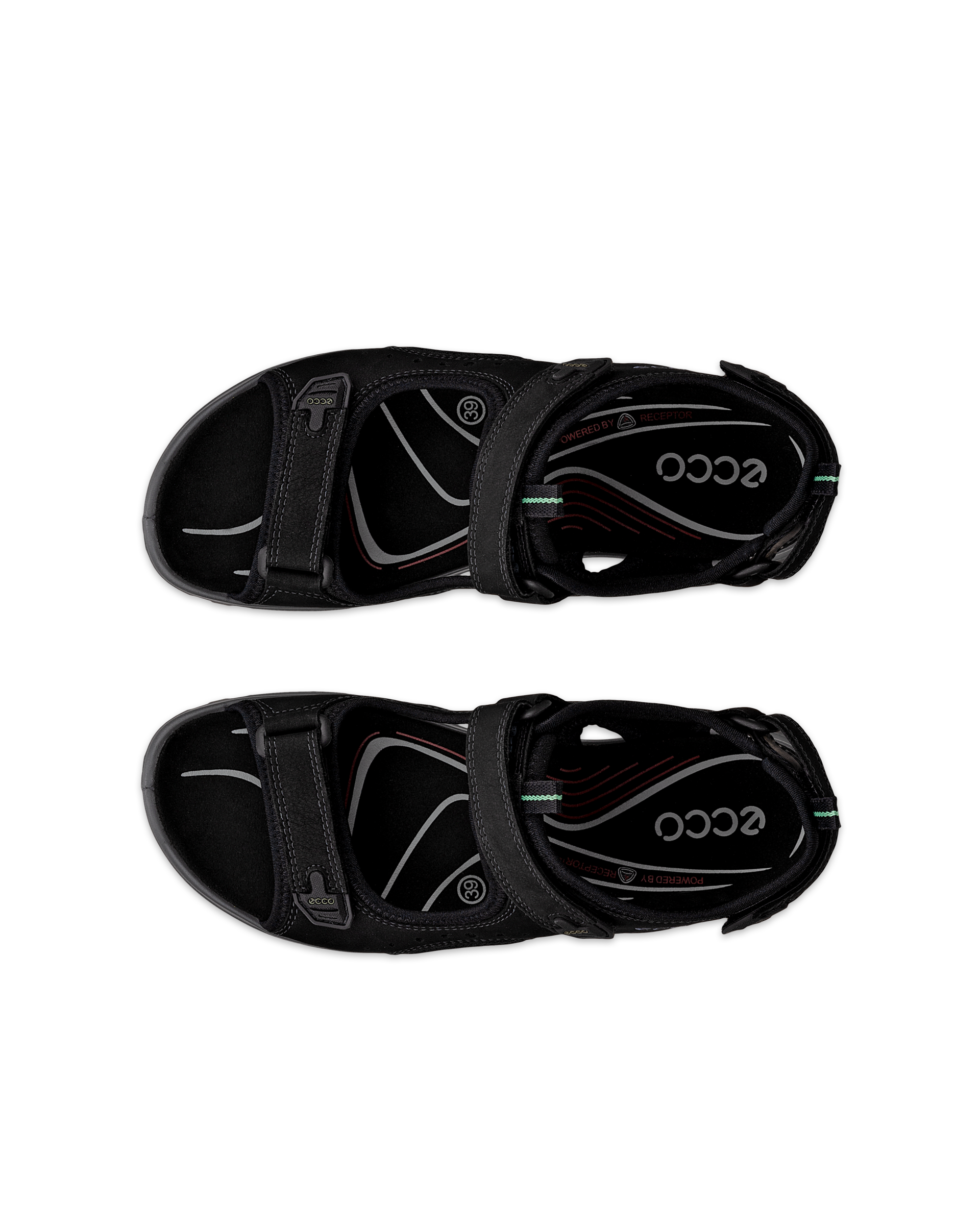 ECCO® Offroad nubuko žygio basutės moterims - Juoda - Top left pair