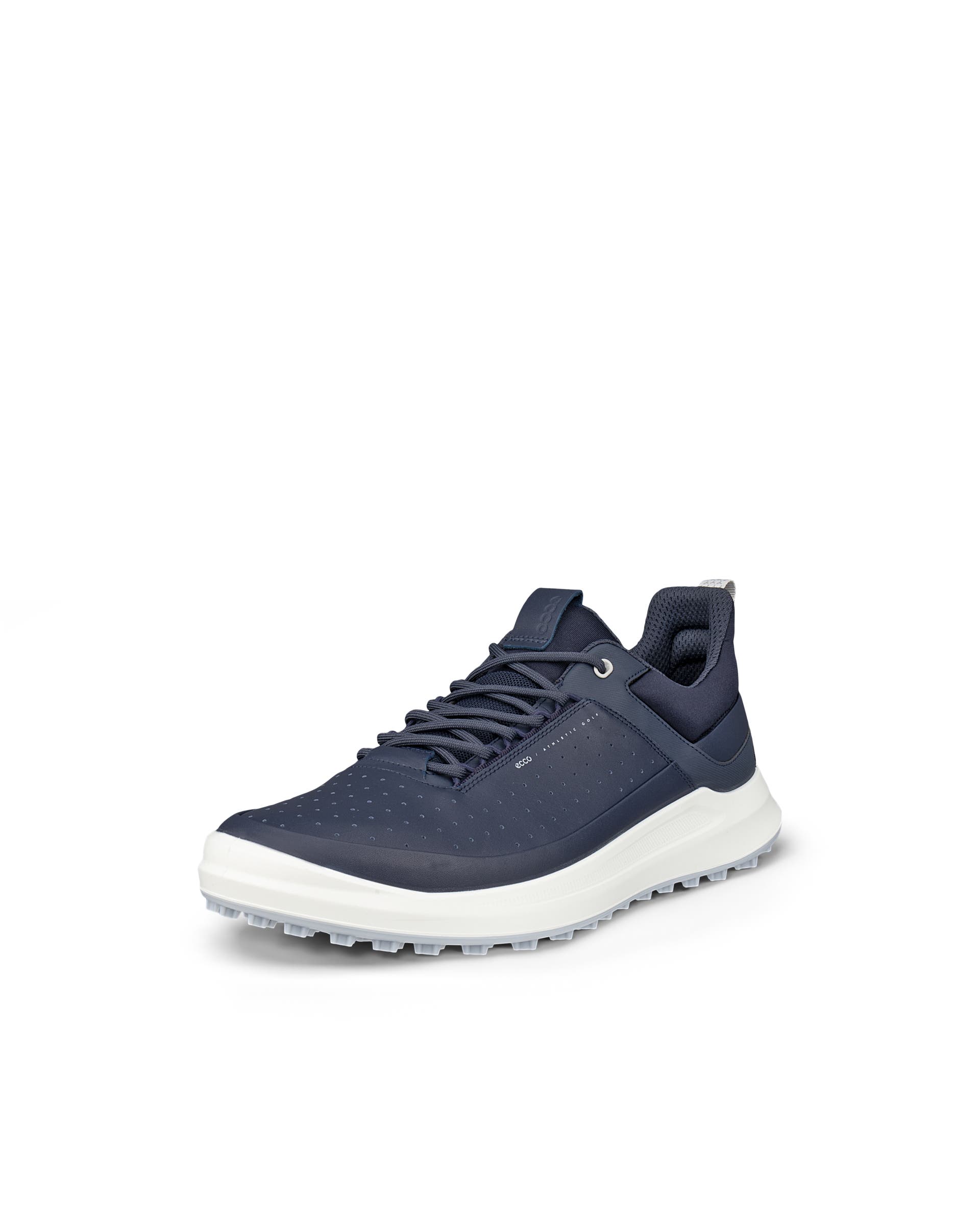 Men's ECCO® Golf Core Leather Hybrid Waterproof Golf Shoe | Blue