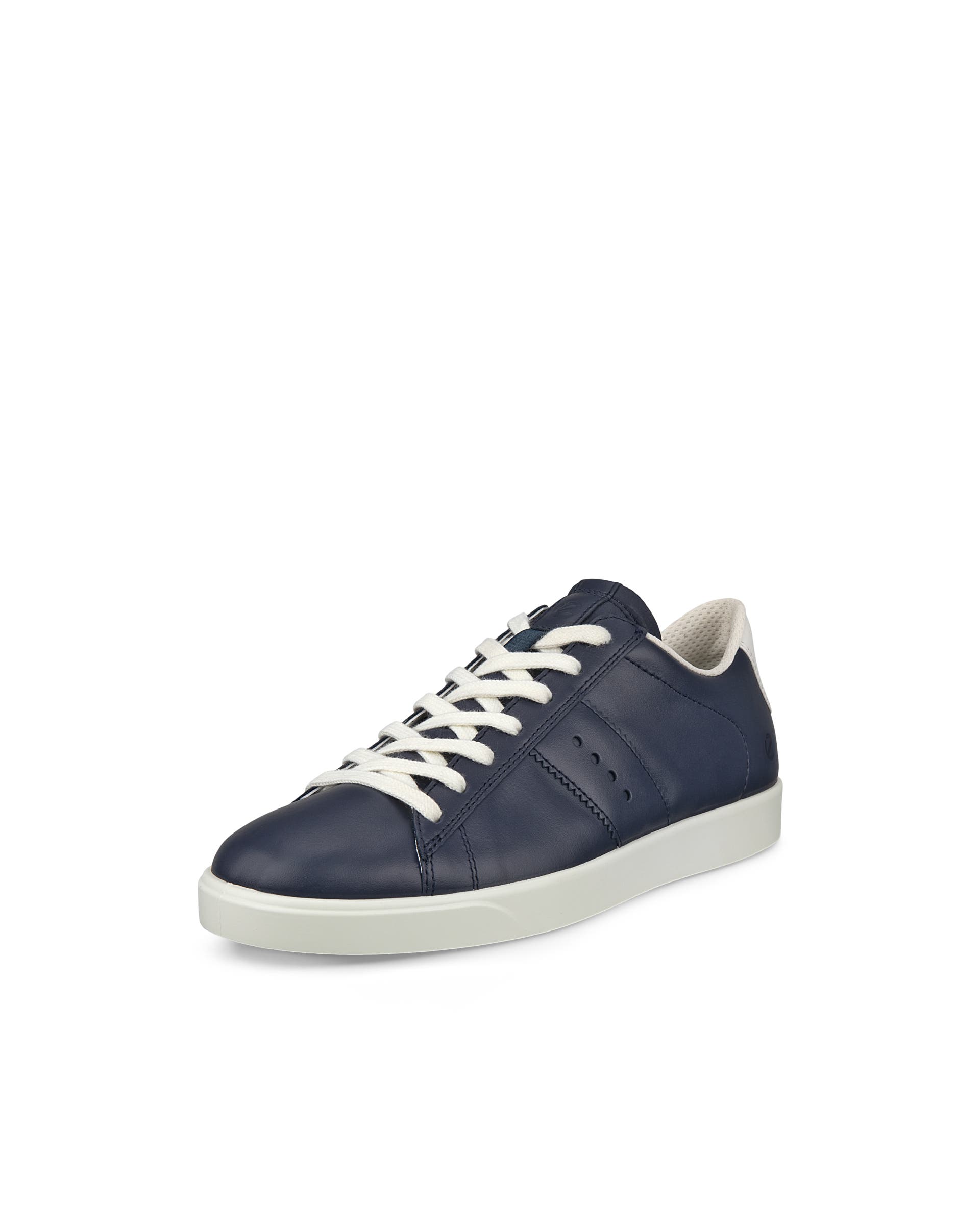 ECCO® Street Lite baskets en cuir pour femme - Bleu - Main