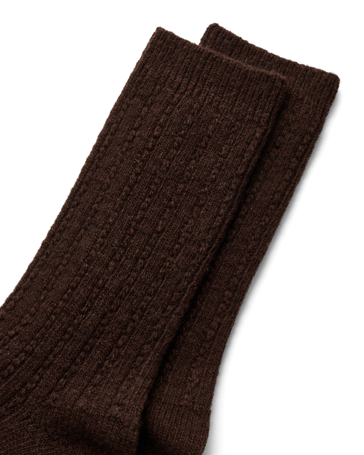 ECCO Hygge Cable Knit Mid-Cut — Brown