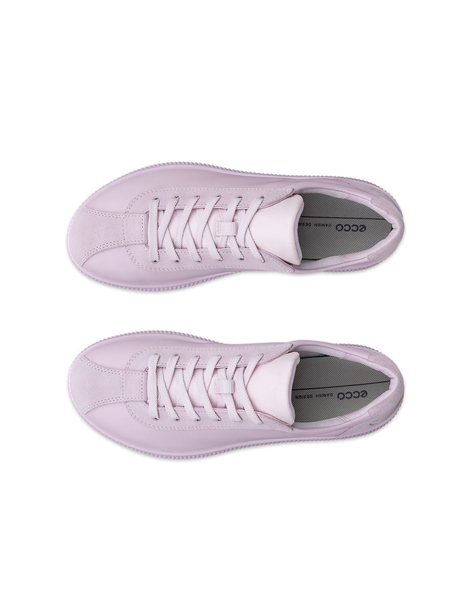 ECCO soft zero WOMEN ウィメンズ レザースニーカー | ピンク
