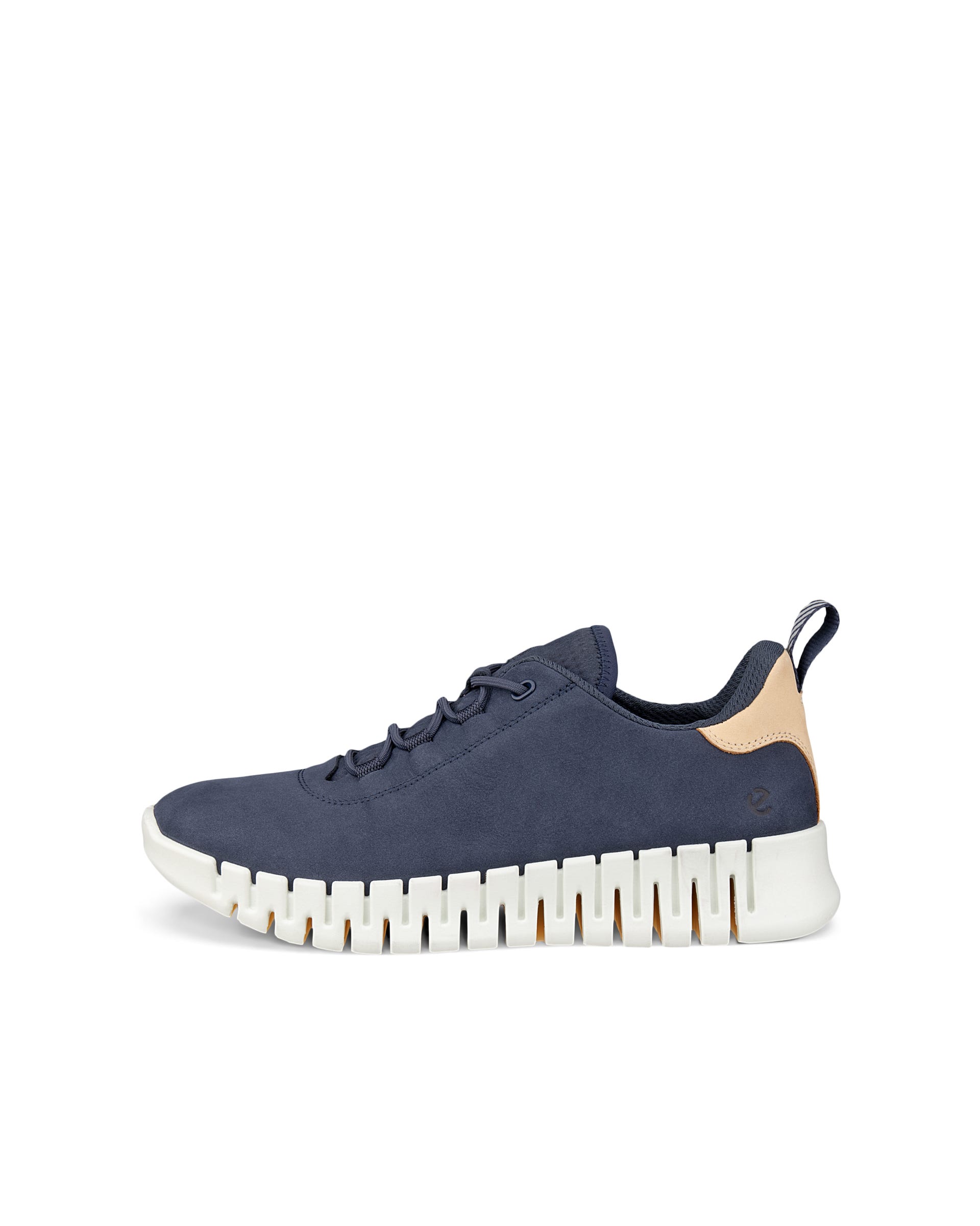 Women's ECCO® GRUUV Nubuck Trainer Blue - Main Image