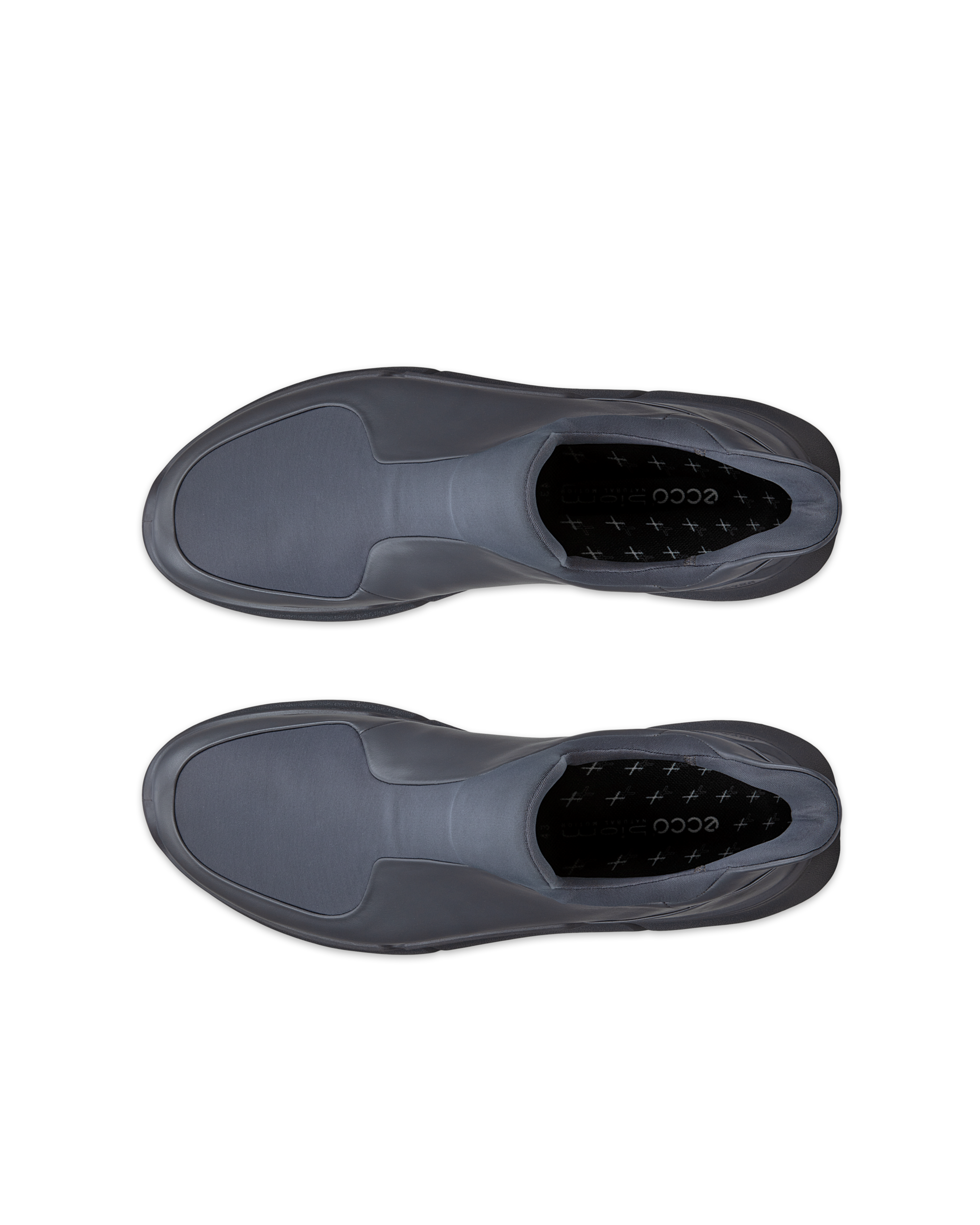 ECCO BIOM 2.2 メンズ レザースリッポンスニーカー - グレー - Top left pair