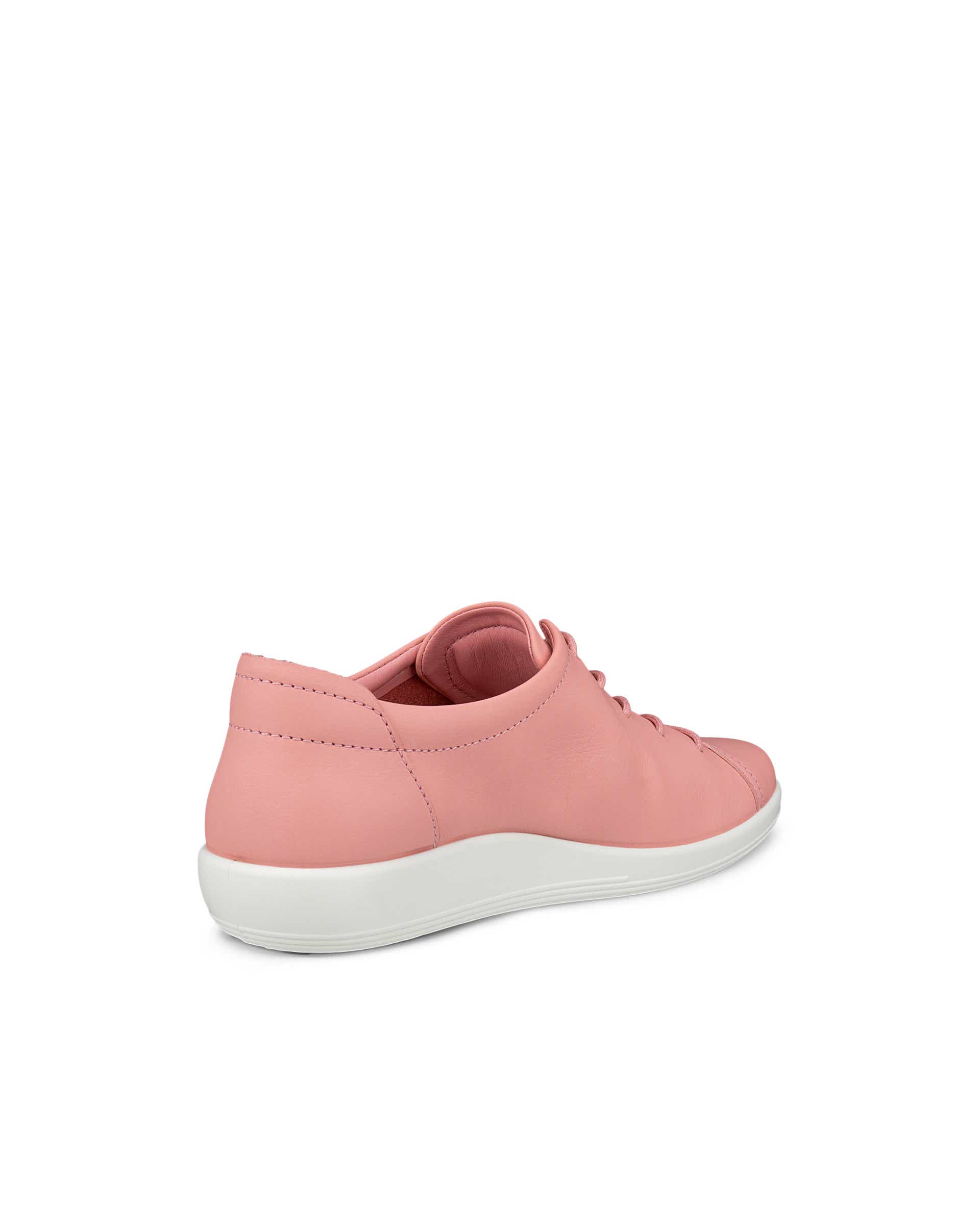 ECCO® Soft 2.0 Damen Ledersneaker - Rosa - Back