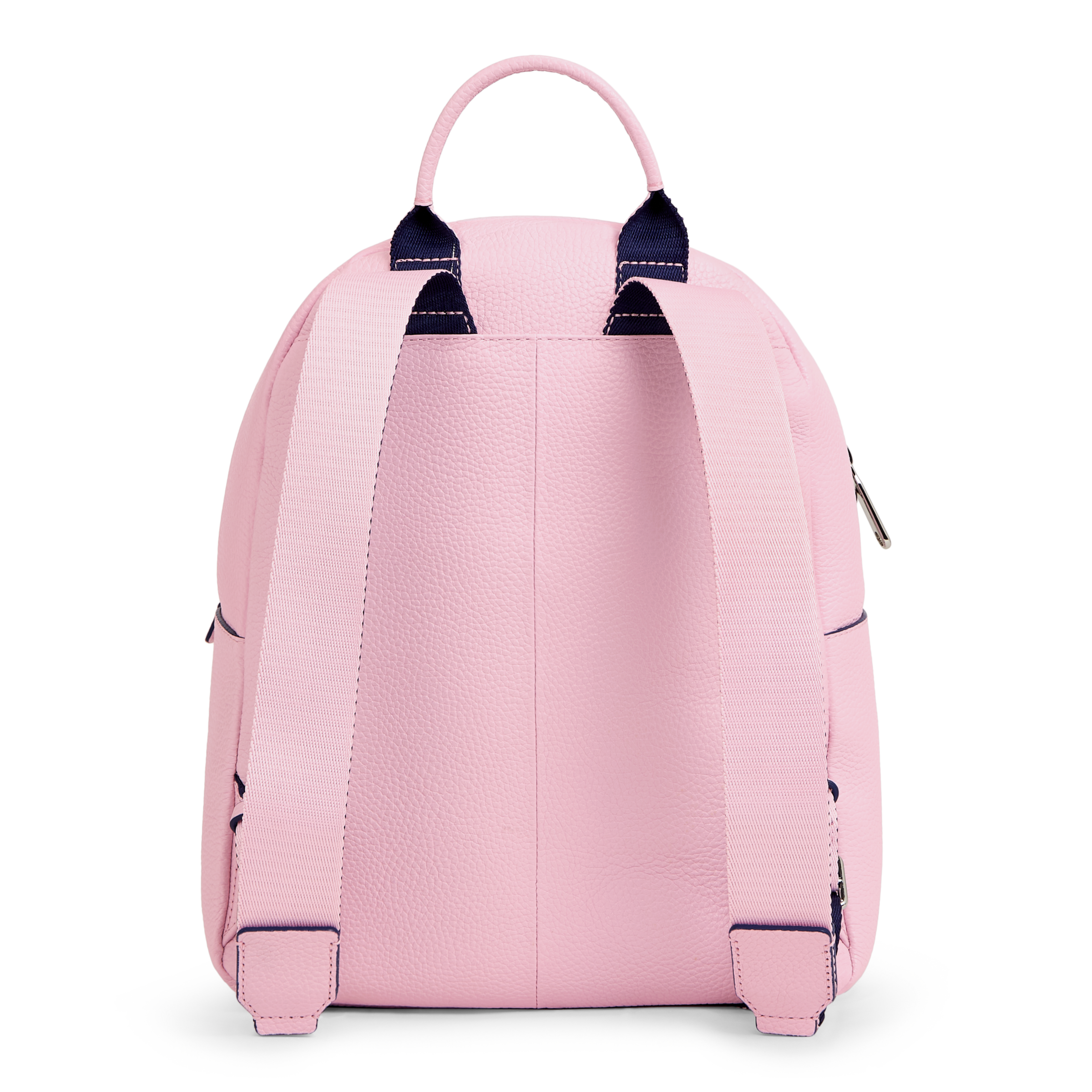 Ecco Leather Backpack in Gray and Pink ECCO® Round Pack Small Leather Small Backpack | Pink main image 3