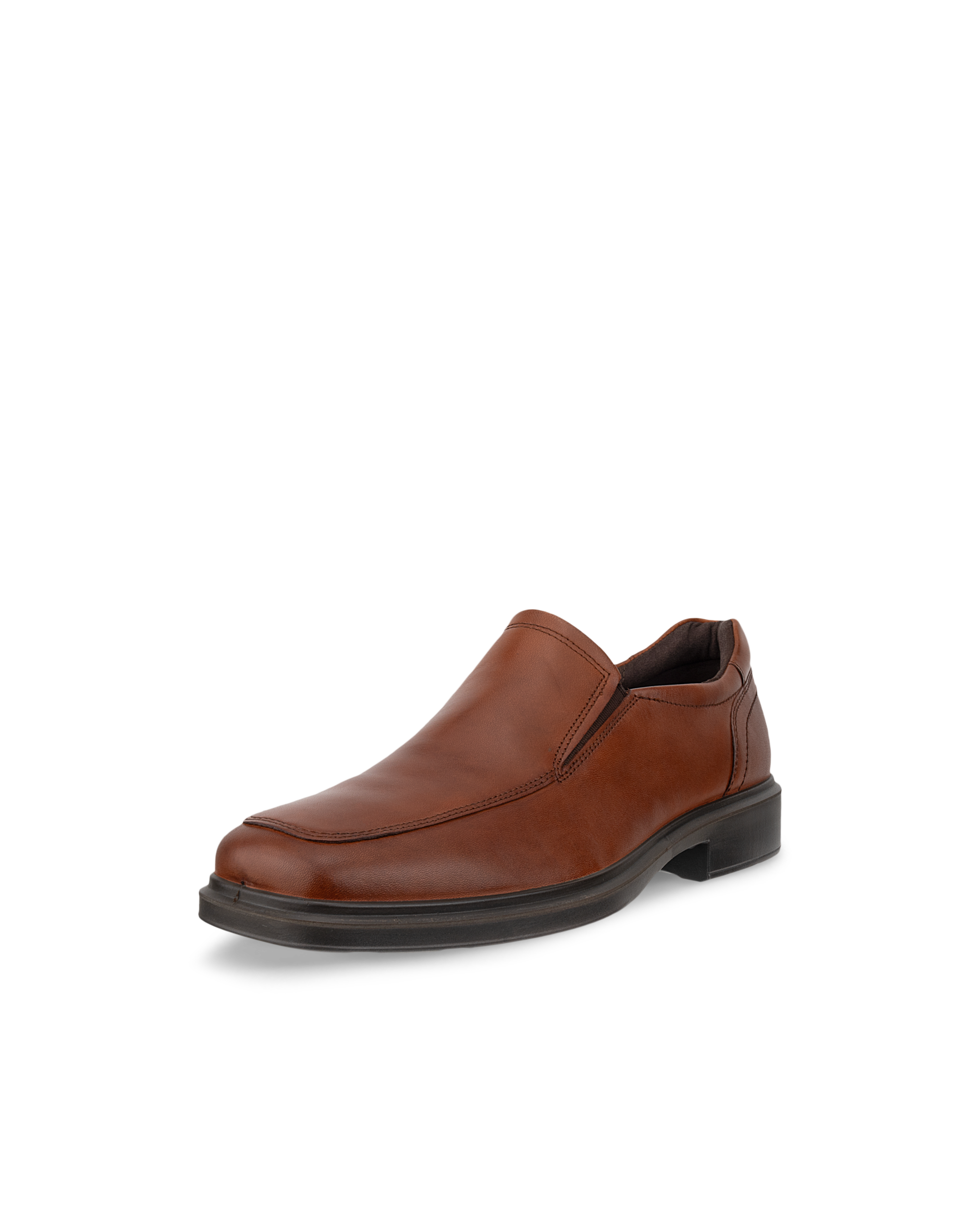 Men's ECCO® Helsinki 2 Leather Slip-On Dress Shoe - Brown - Main
