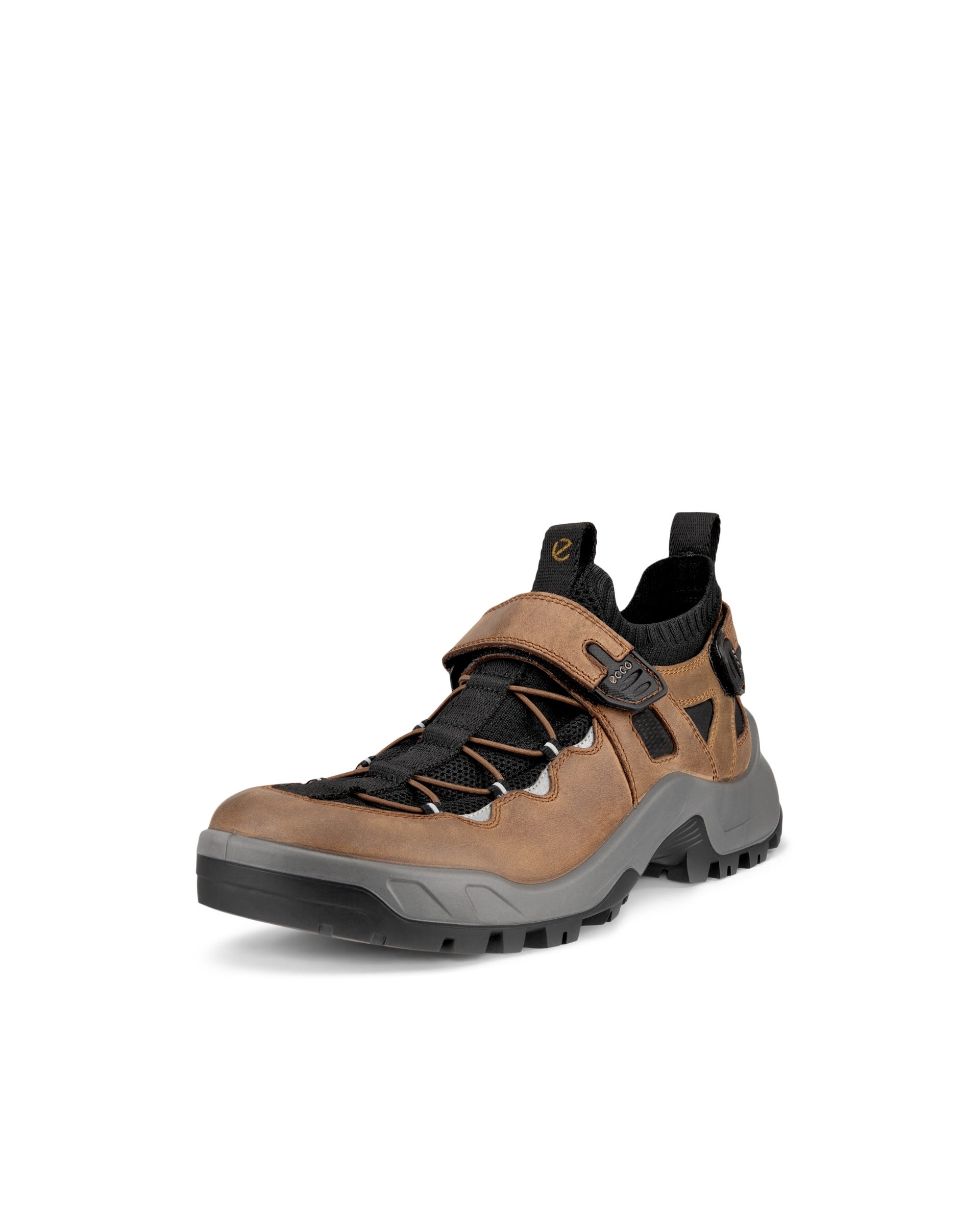 Men's ECCO® Offroad Nubuck Outdoor Shoe - Brown - Main