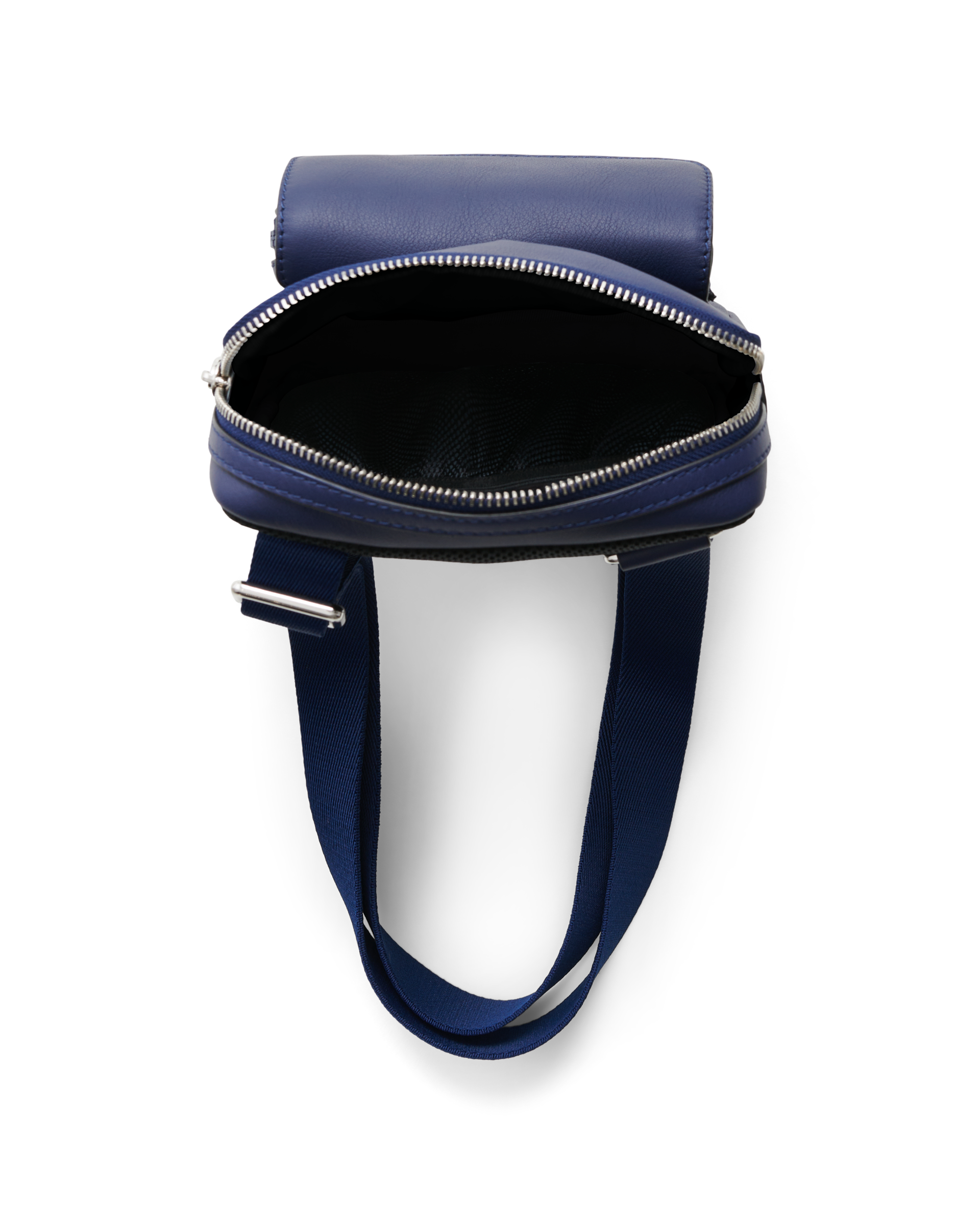 ECCO Flat Pouch City Crossbody レザーショルダーバッグ | ブルー