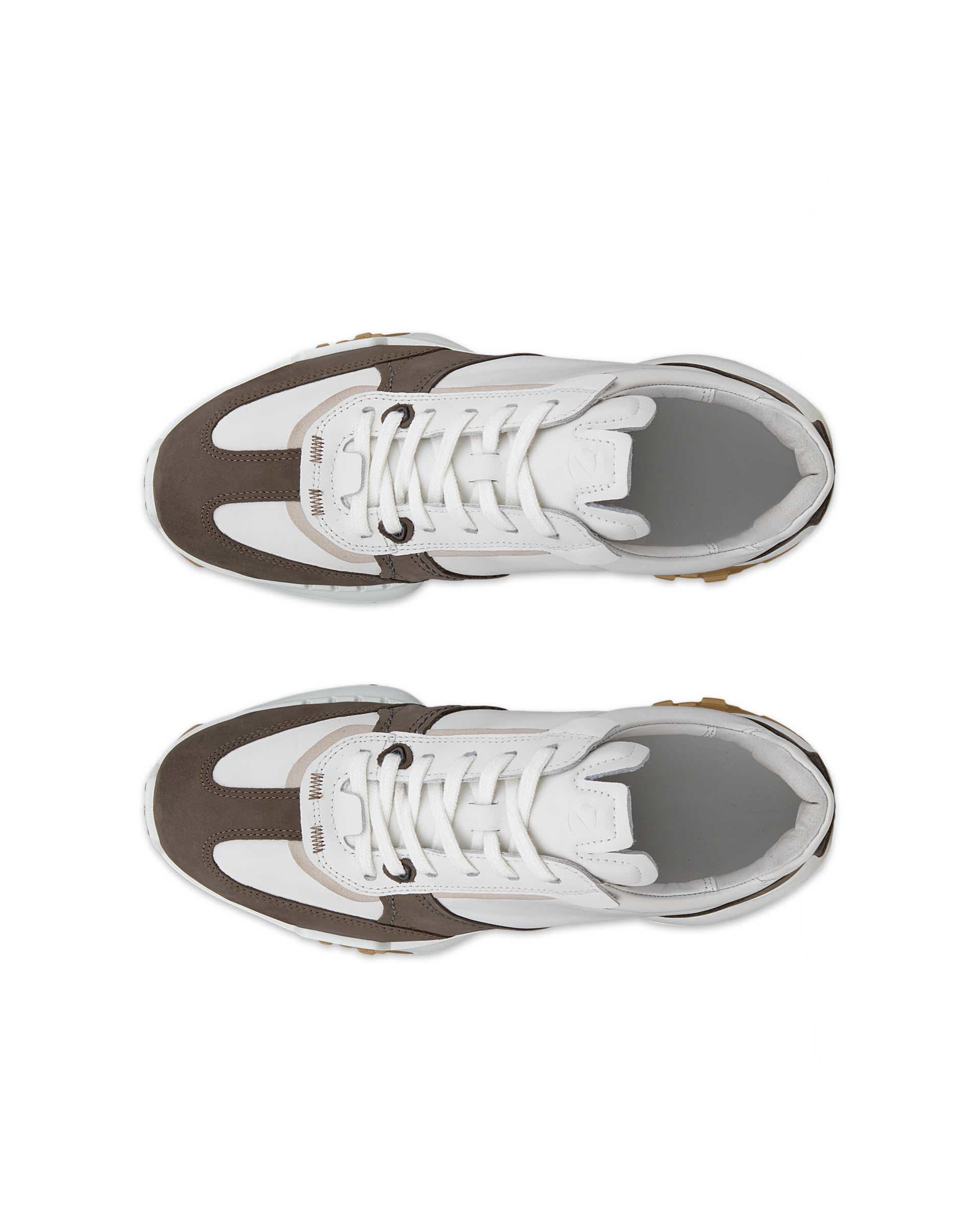 ECCO® Retro Sneaker baskets en cuir pour homme - Multicolore - Top left pair