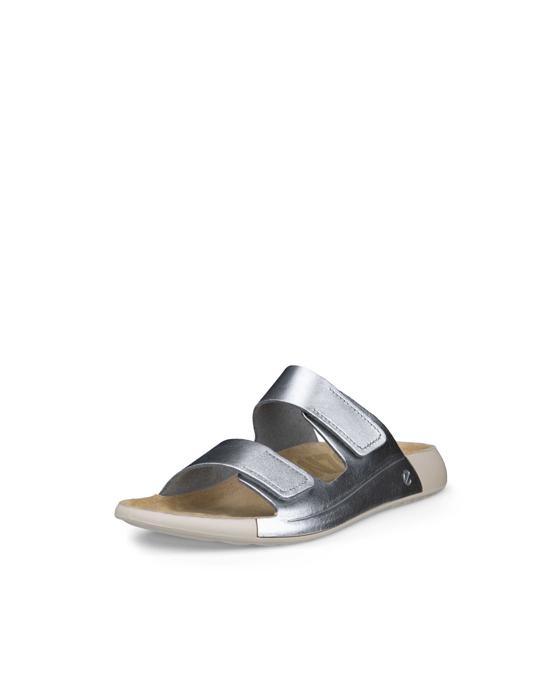 ECCO® Cozmo Skinnsandal med två remmar dam - Metallic - Main