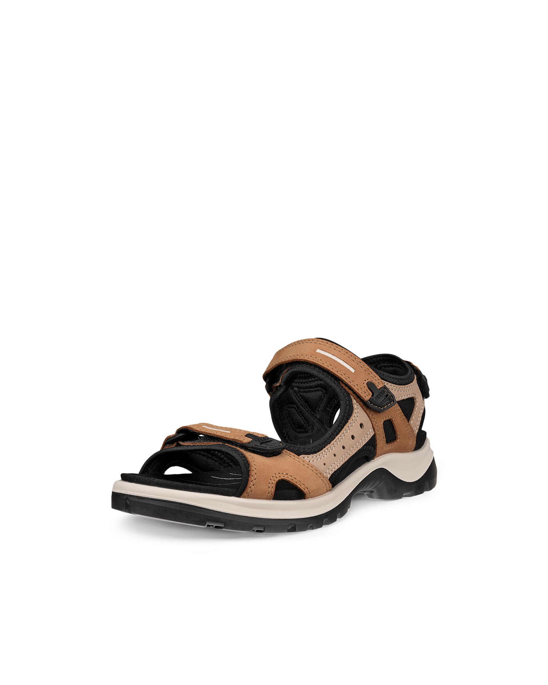 Women's ECCO® Offroad Nubuck Outdoor Sandal - Brown - Main