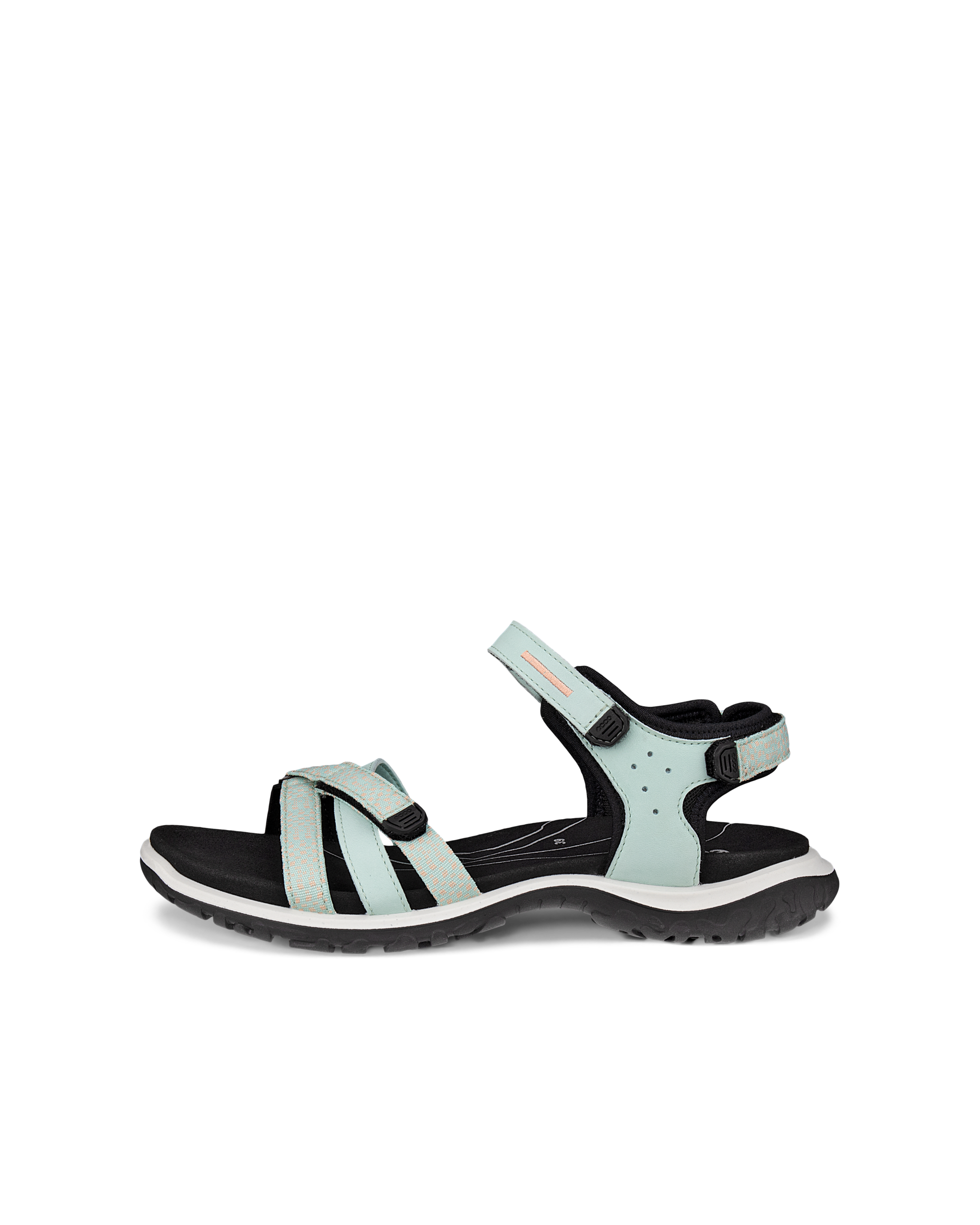 Women's ECCO® Offroad Roam Nubuck Outdoor Sandal - Green - Outside