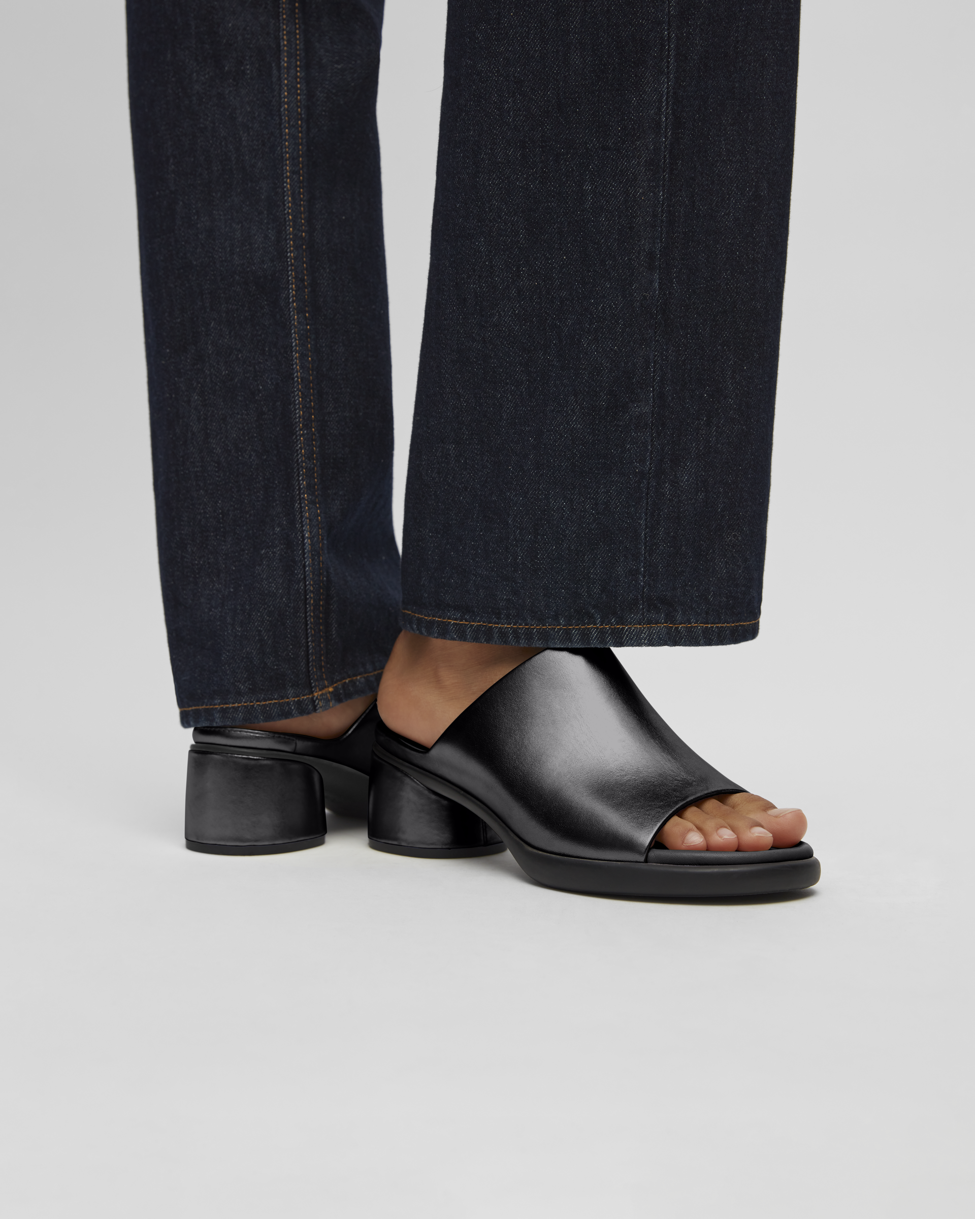 ECCO SCULPTED SANDAL LX 35 ブラック 37 Women's ECCO® Sculpted Sandal LX 35 Leather Heeled Sandal
