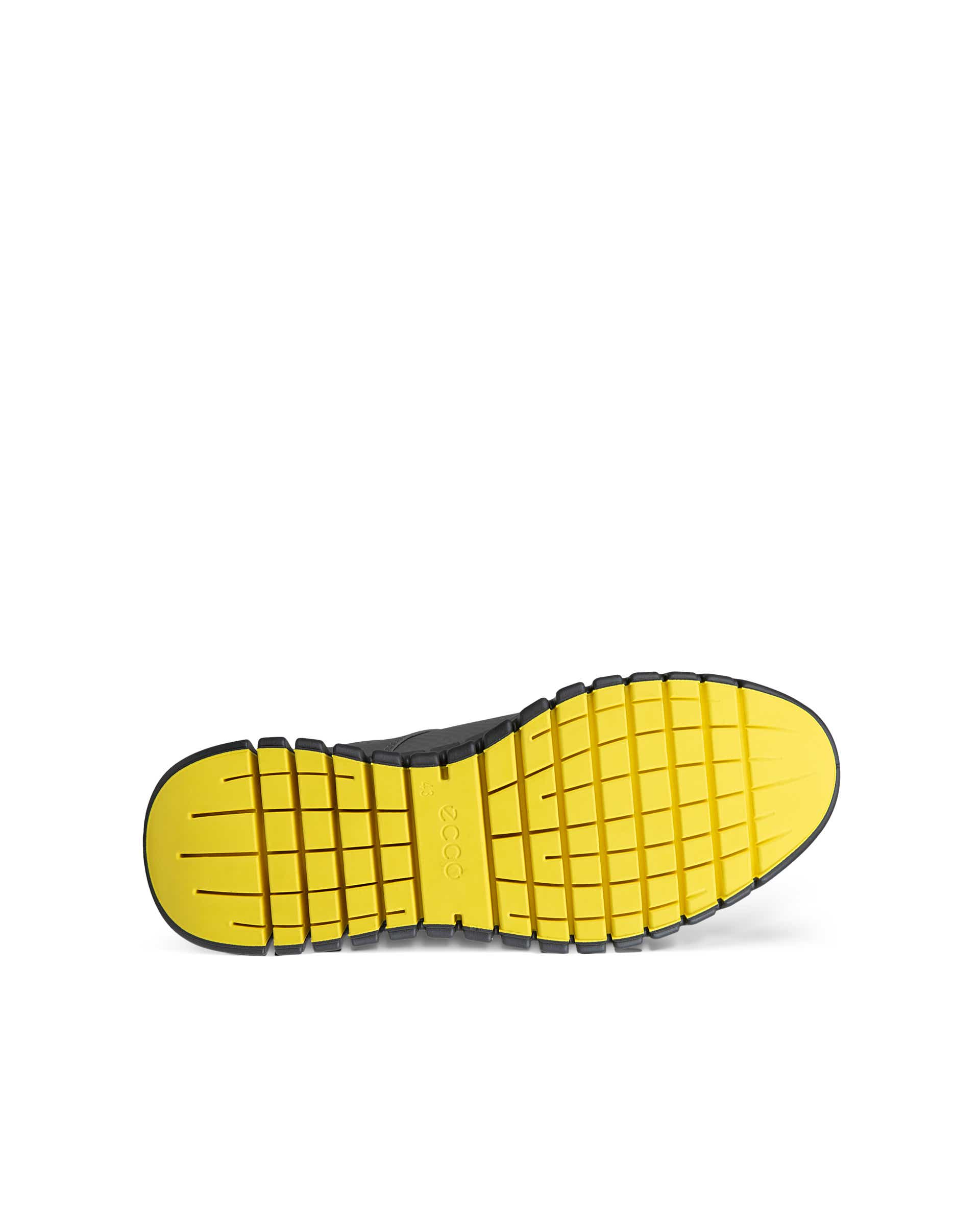 ECCO Gruuv Optical メンズ レザースニーカー - グレー - Sole