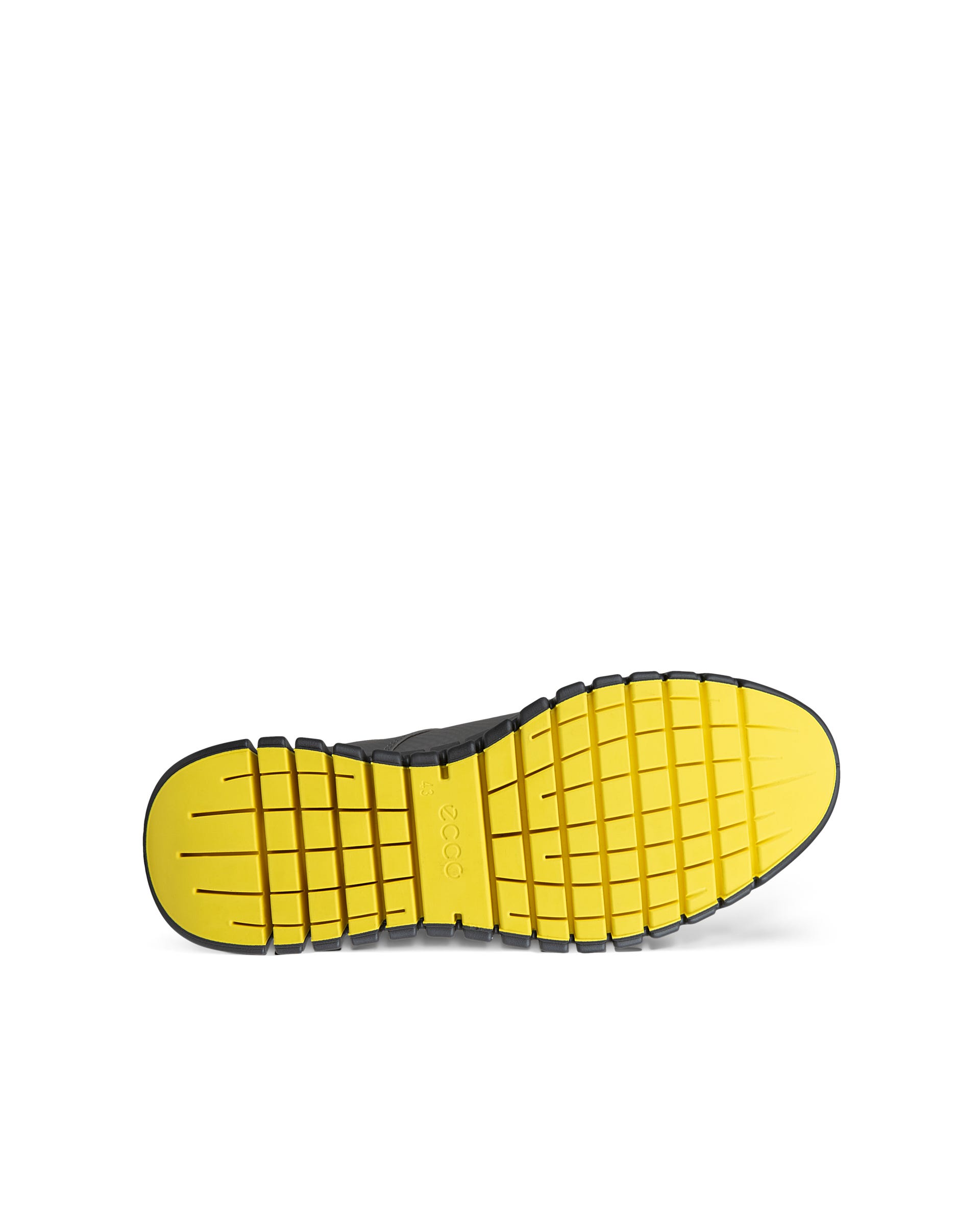 ECCO Gruuv Optical メンズ レザースニーカー - グレー - Sole