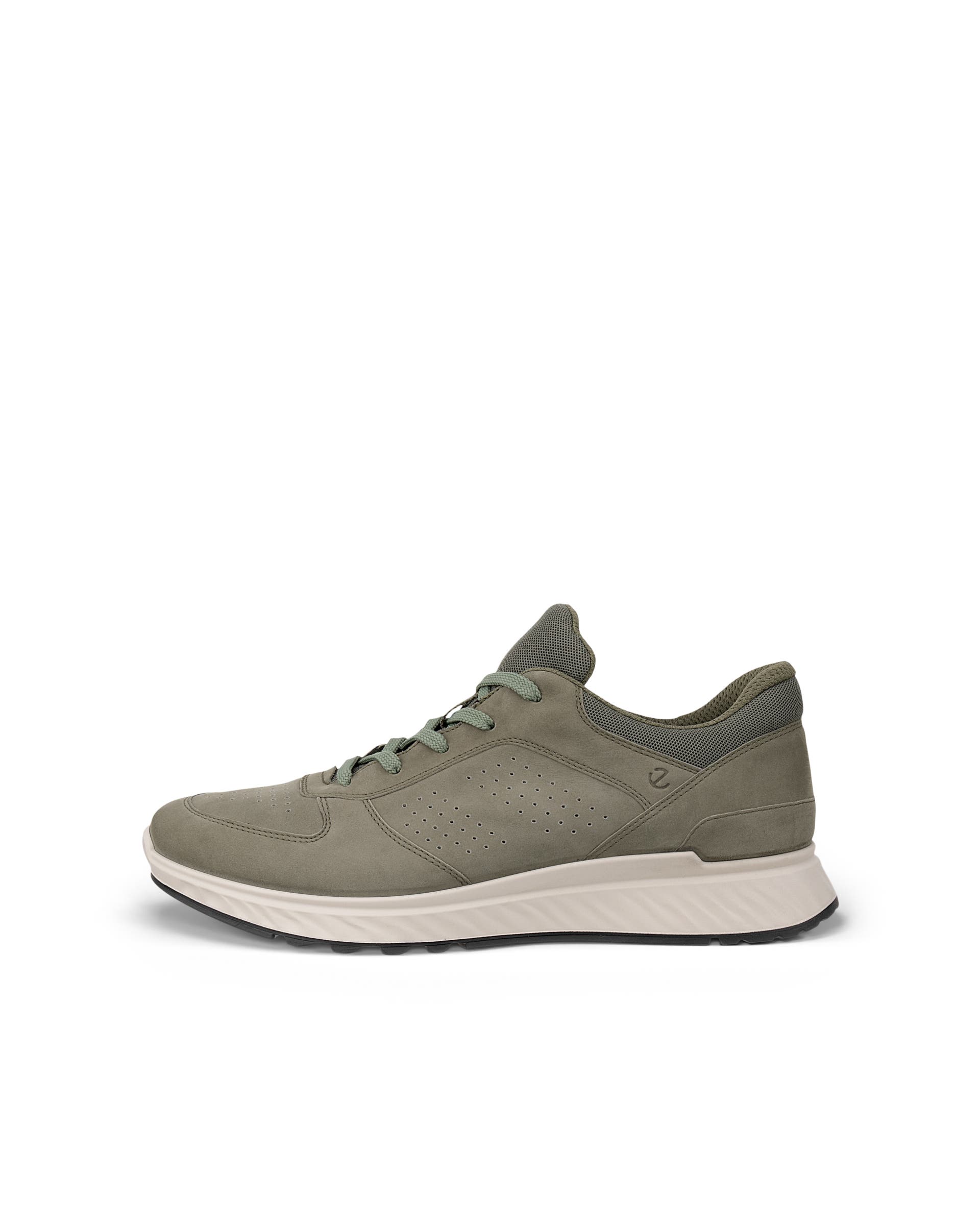ECCO® Exostride Heren leren sneaker - Groen - Outside