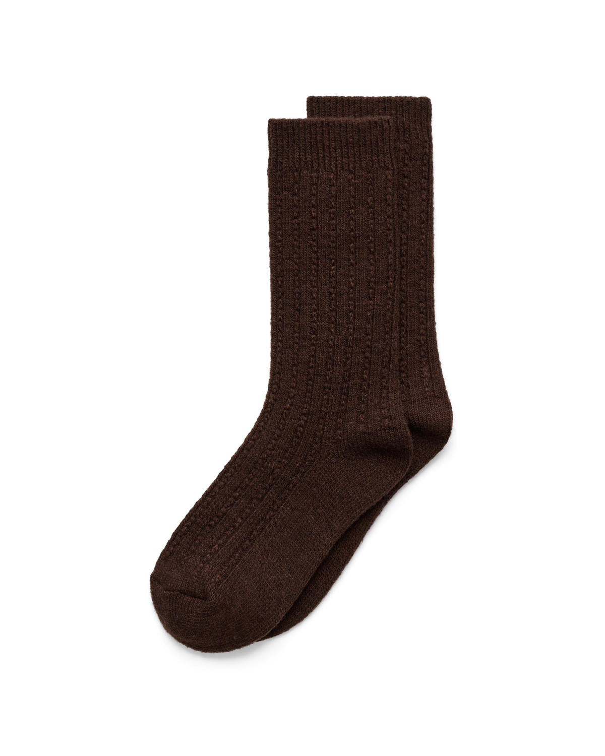 ECCO Hygge Cable Knit Mid-Cut — Brown