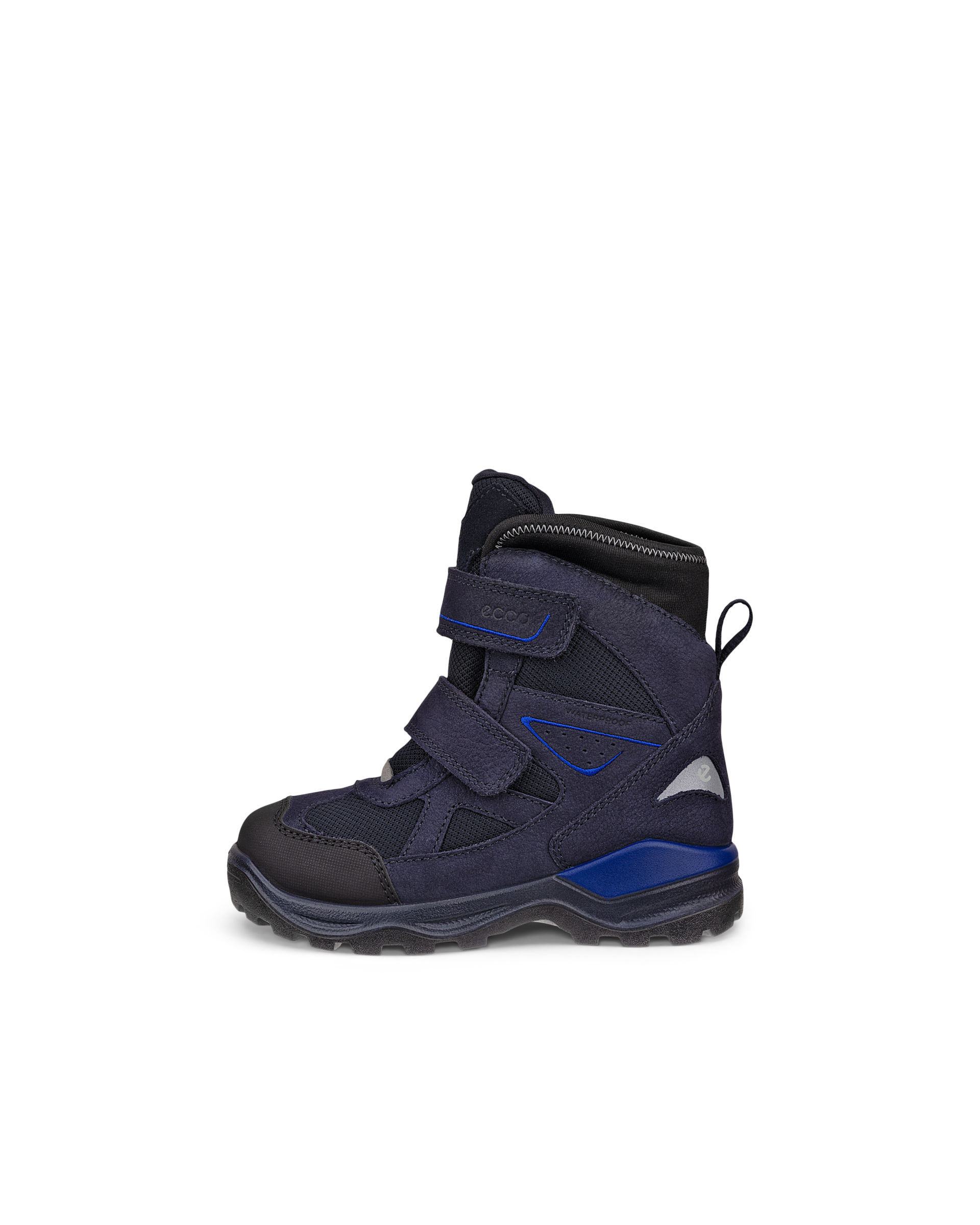 ECCO SNOW MOUNTAIN - Kids' Nubuck Waterproof Winter Boot - Blue - 2