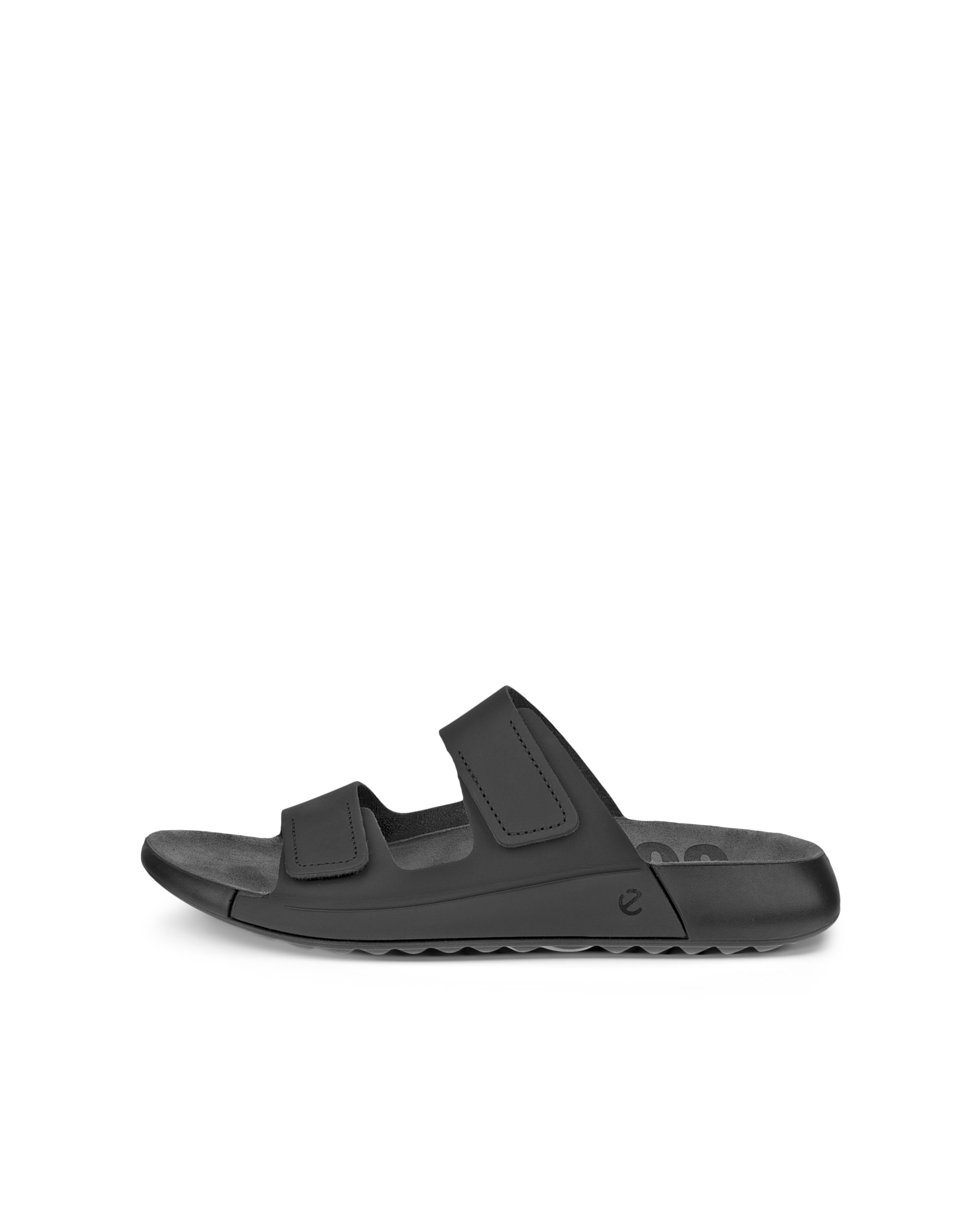 ECCO Cozmo Sandal ウィメンズ レザー2ストラップサンダル | ブラック