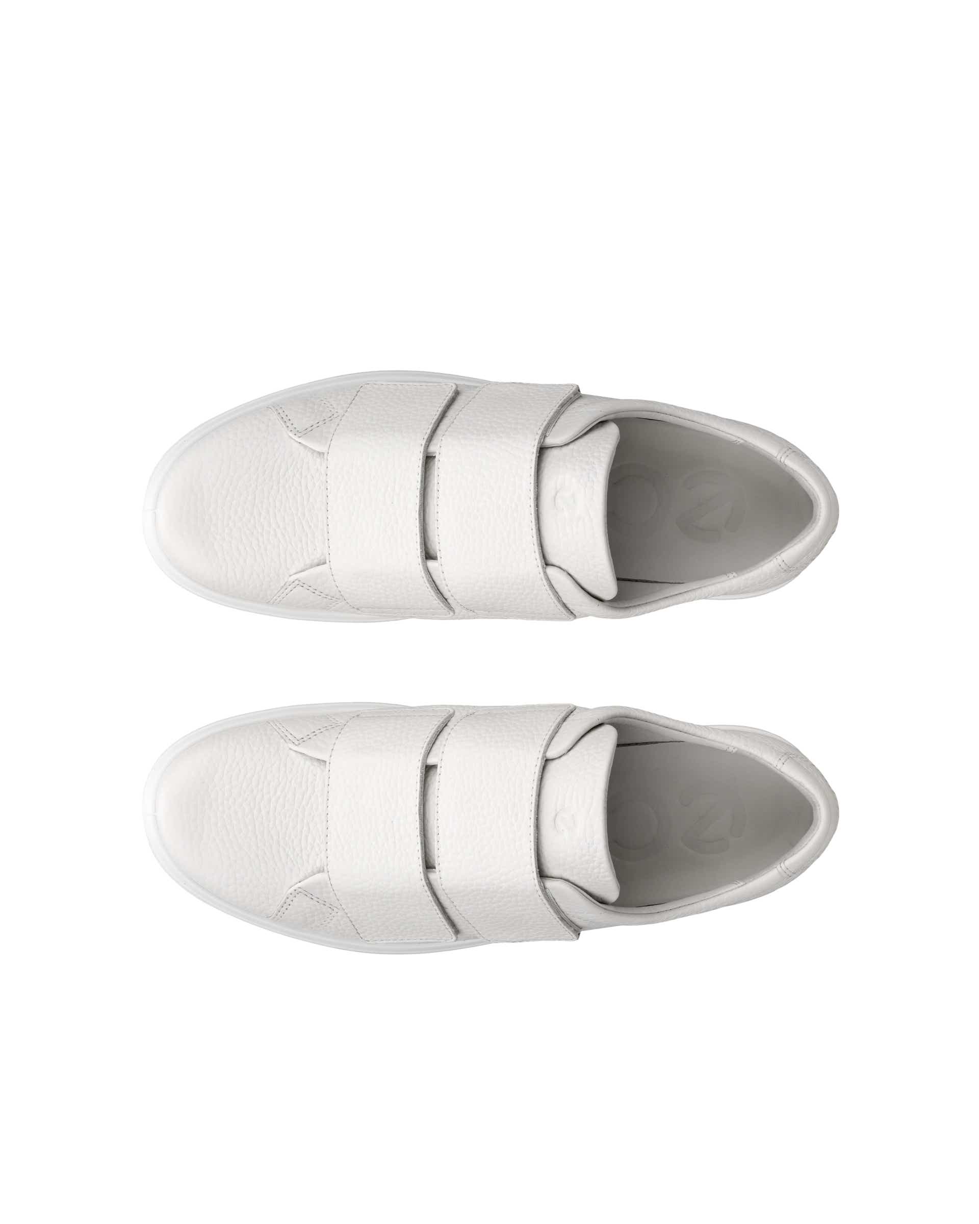 ECCO® Soft 60 Damen Ledersneaker - Weiss - Top left pair