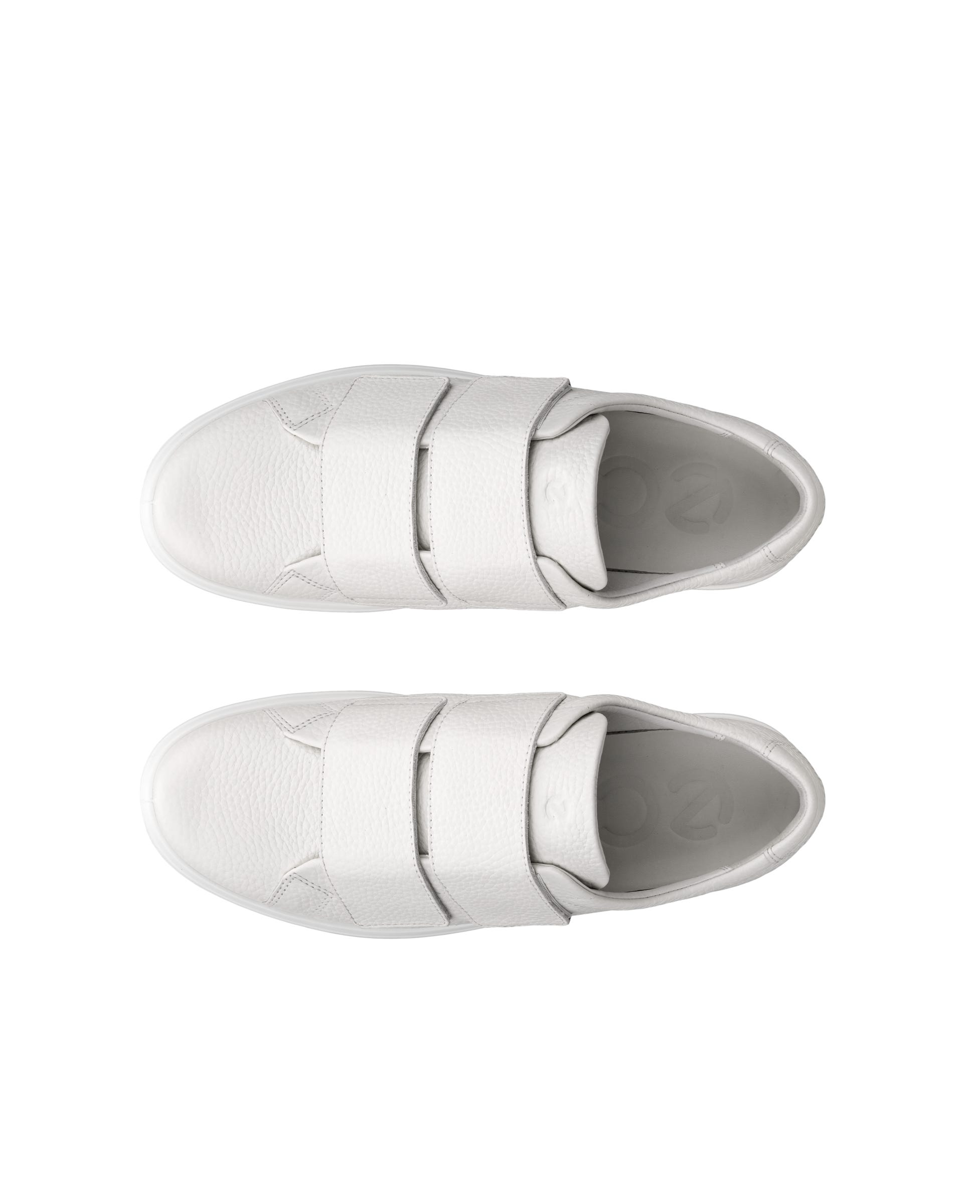 ECCO® Soft 60 Damen Ledersneaker - Weiss - Top left pair