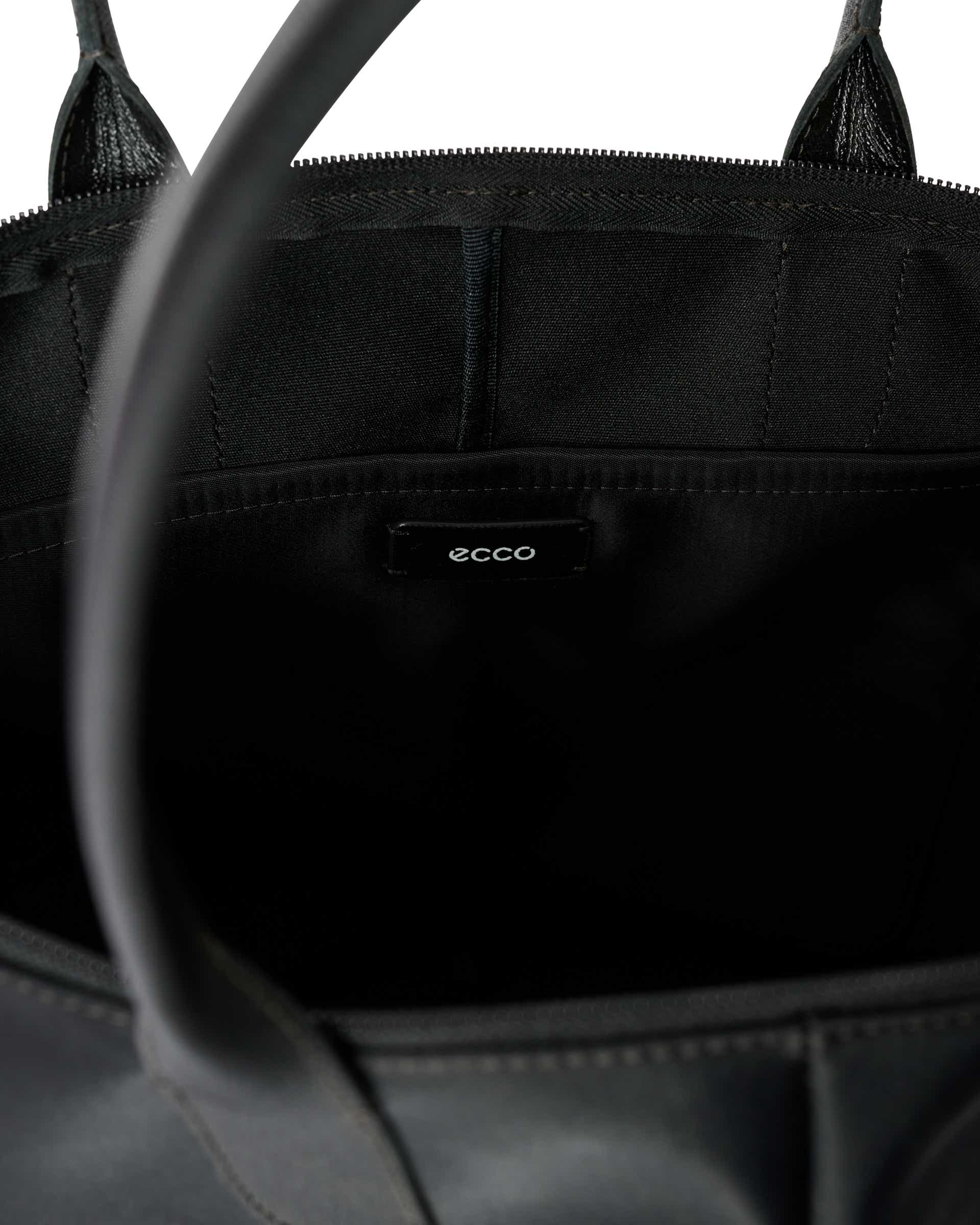 ECCO® Tote sac cabas cuir - Noir - Inside