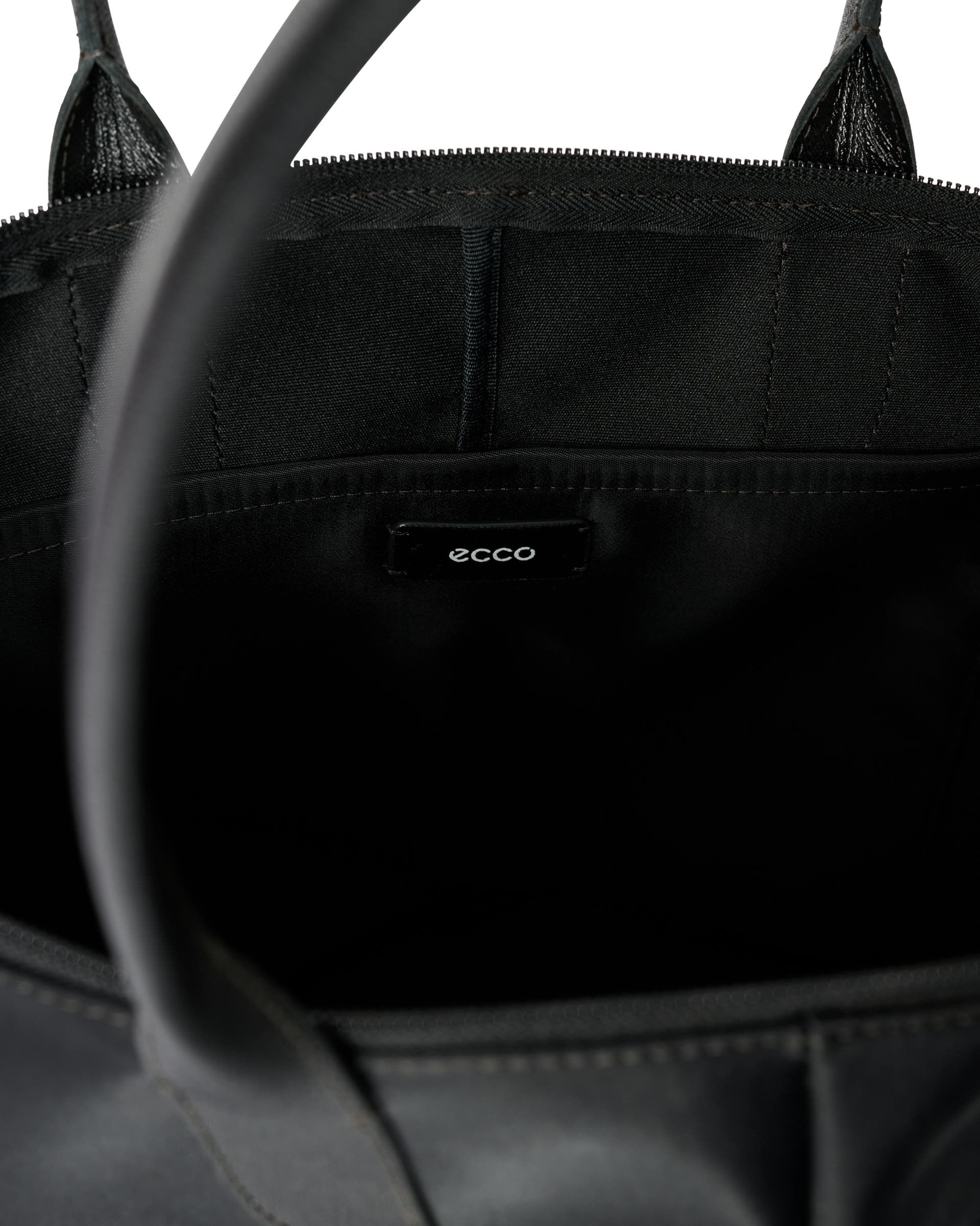 ECCO® Tote sac cabas cuir - Noir - Inside