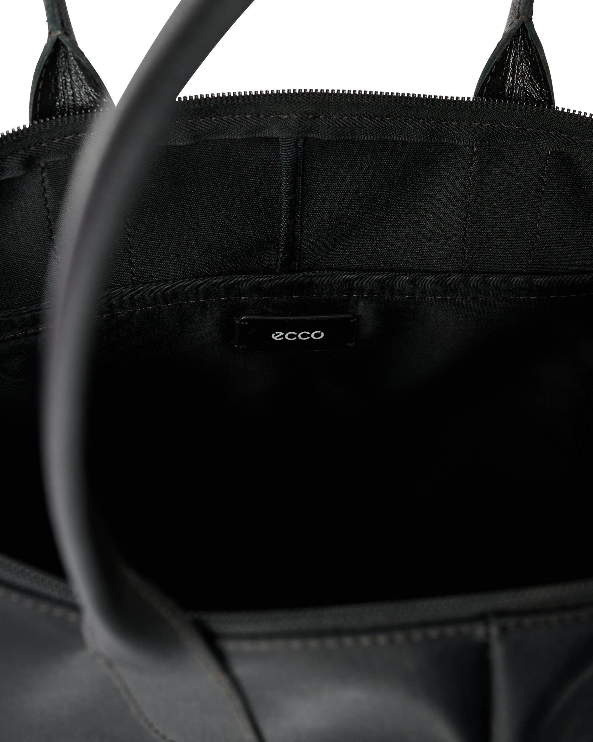 ECCO® Tote sac cabas cuir - Noir - Inside