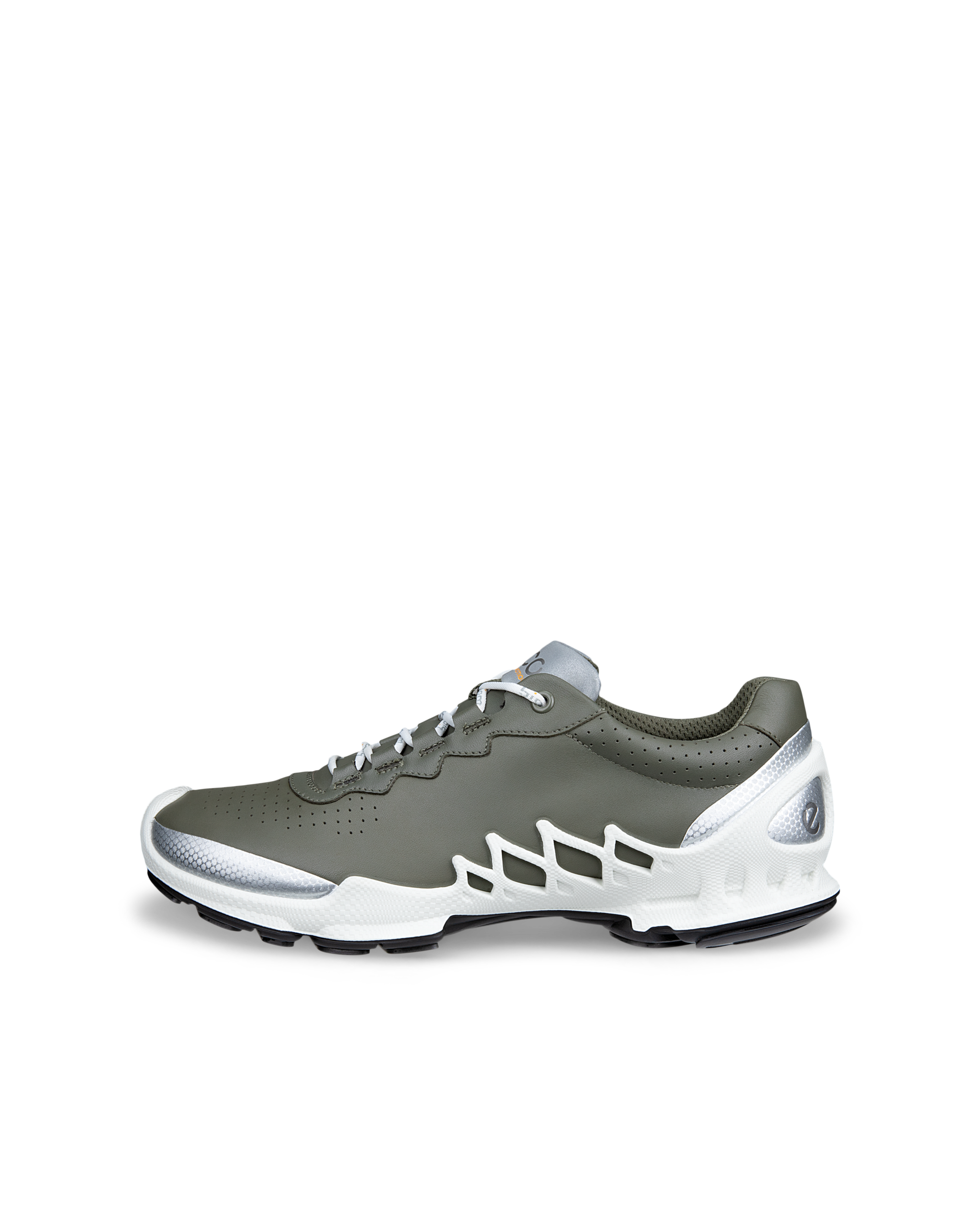 ECCO BIOM AEX - Men's Leather Trainer - Green - 39