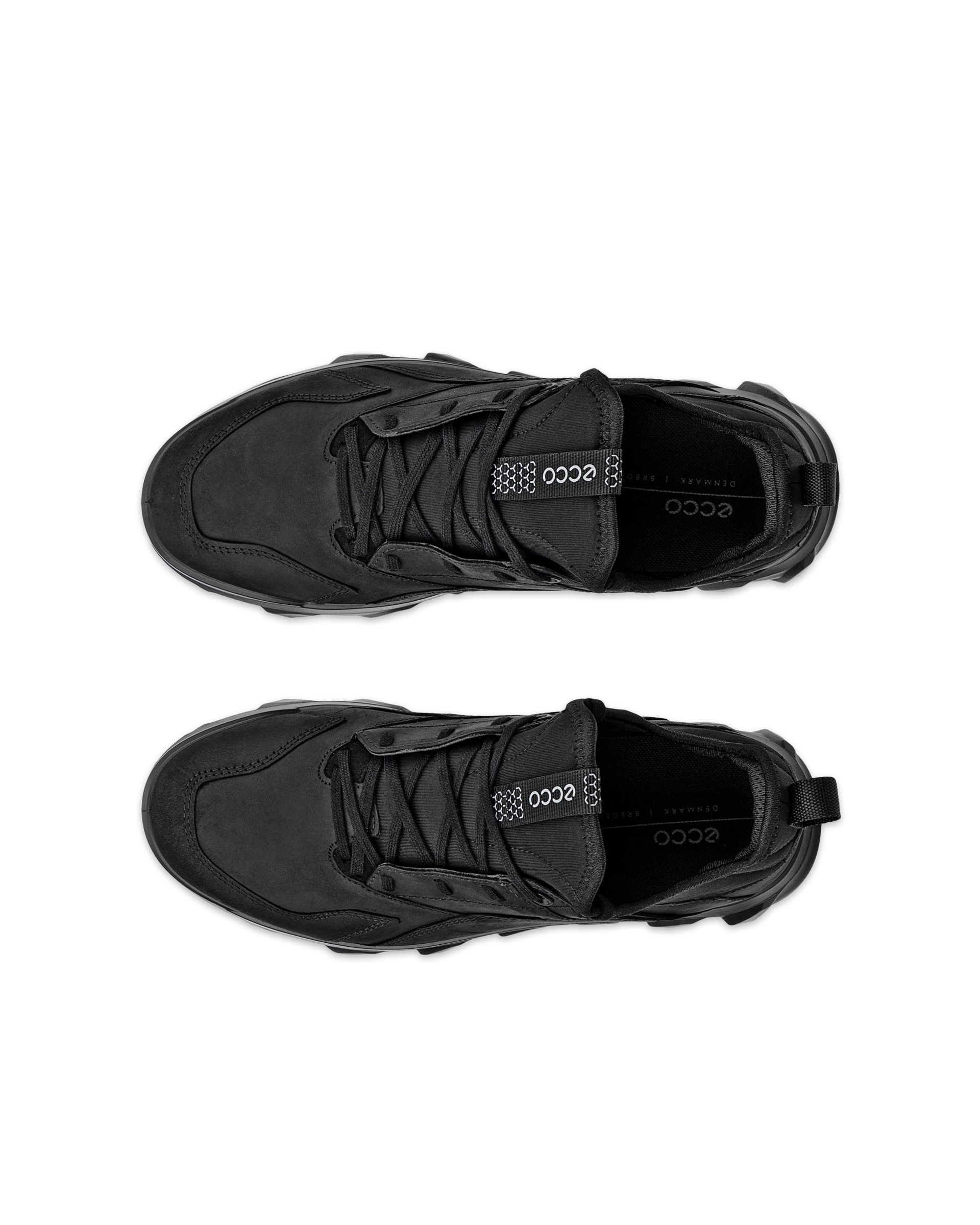 ECCO® MX baskets de plein air en nubuck pour homme - Noir - Top left pair