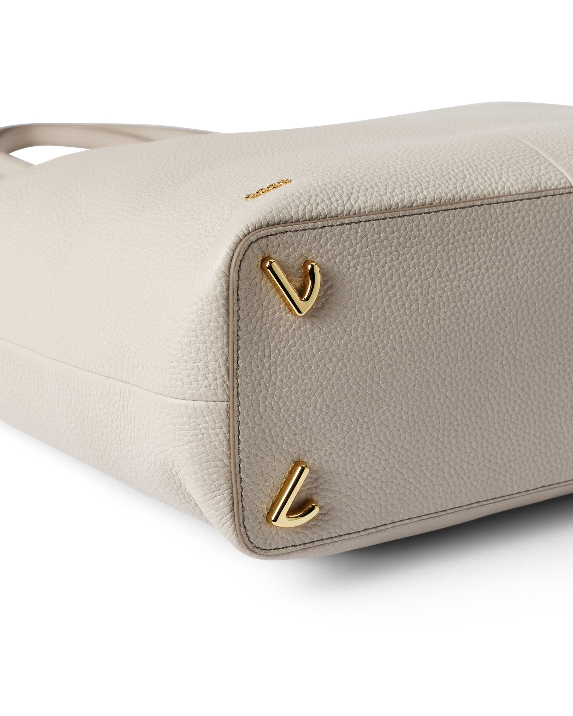 ECCO Tote Pebbled レザートートバッグ - ベージュ - Detail-2