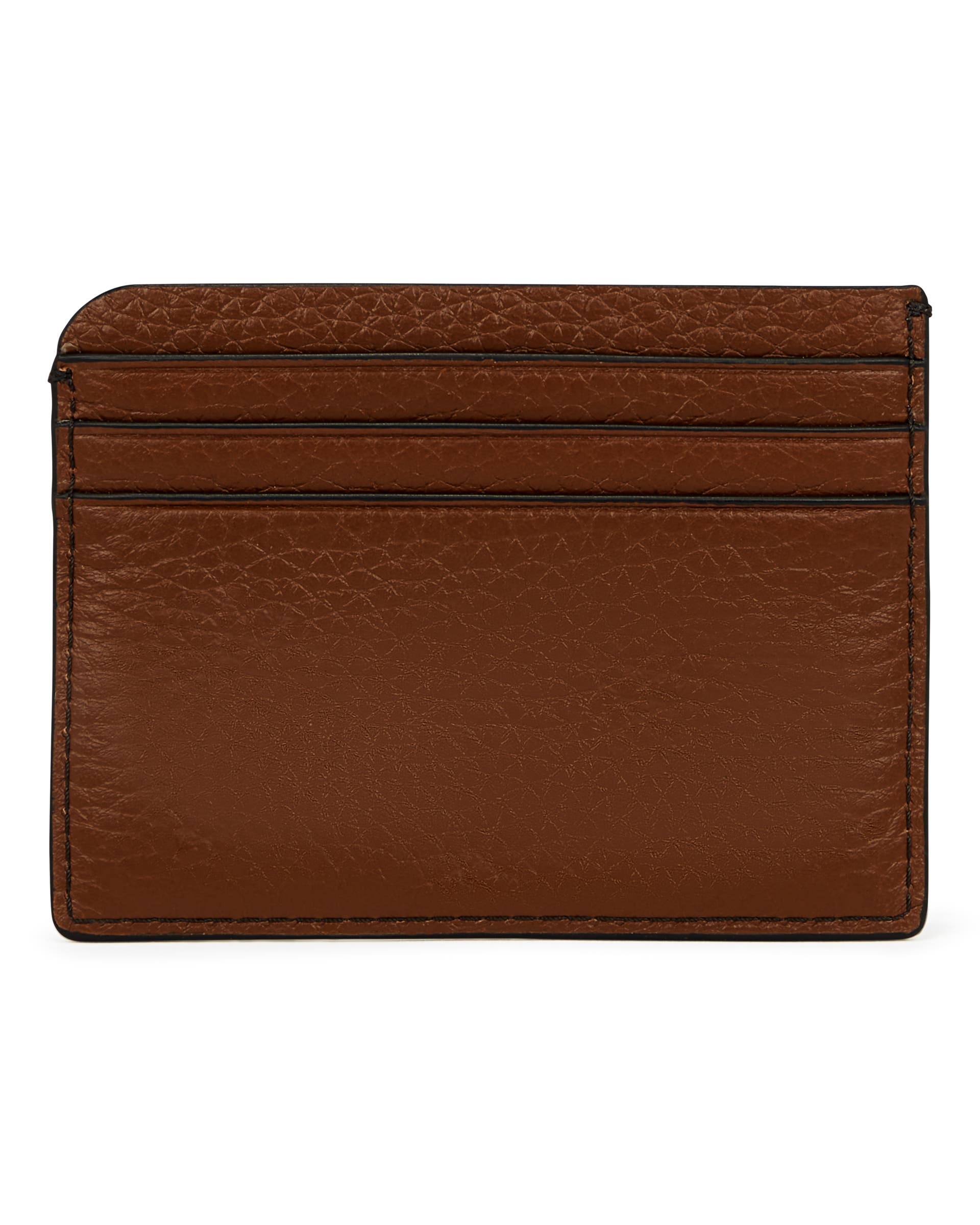 ECCO® Leather Card Case - Brown - Back