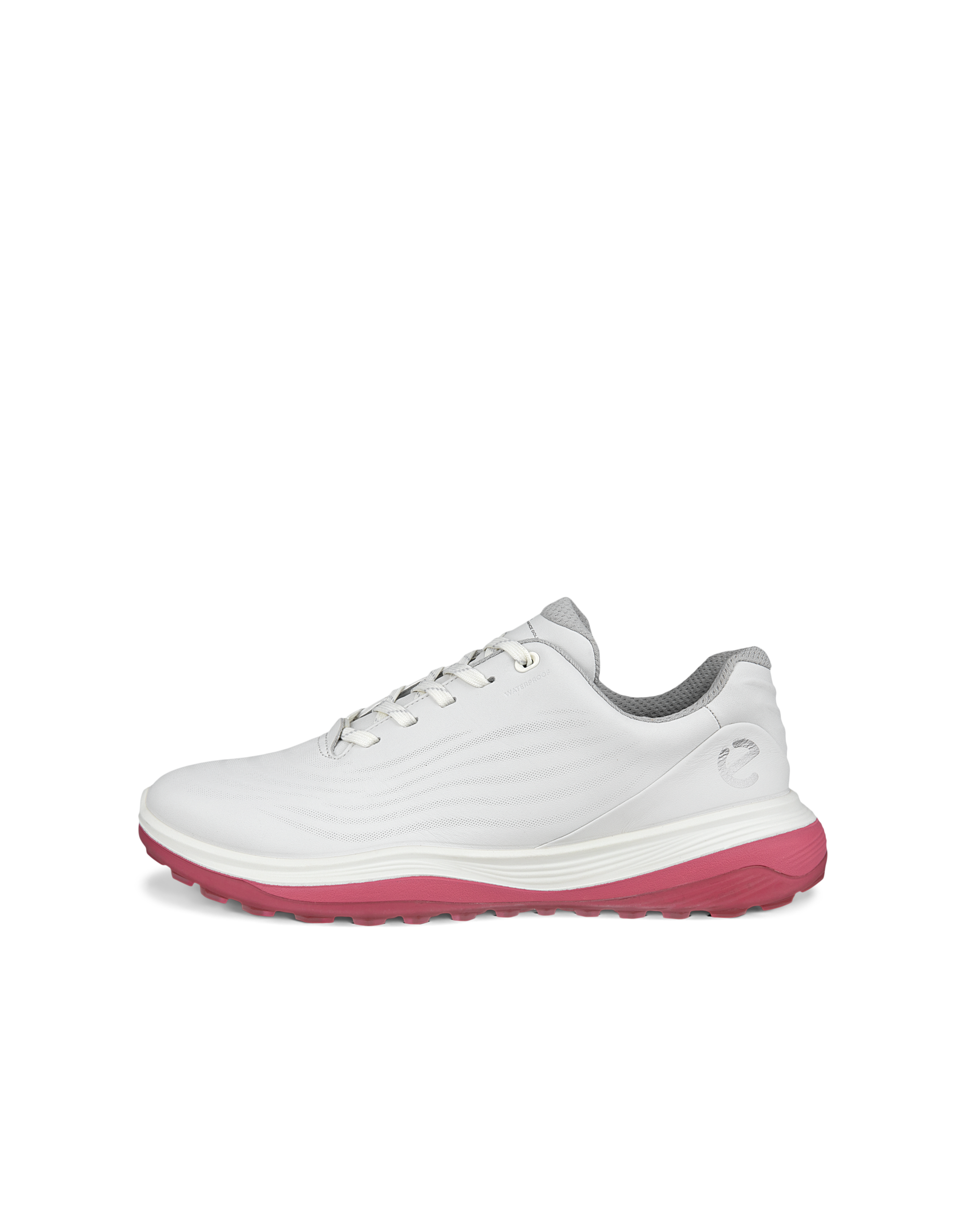 Women's ECCO® Golf LT1 Hybrid Leather Waterproof Golf Shoe | White Women's ECCO® Golf LT1 Hybrid Leather Waterproof Golf Shoe | White