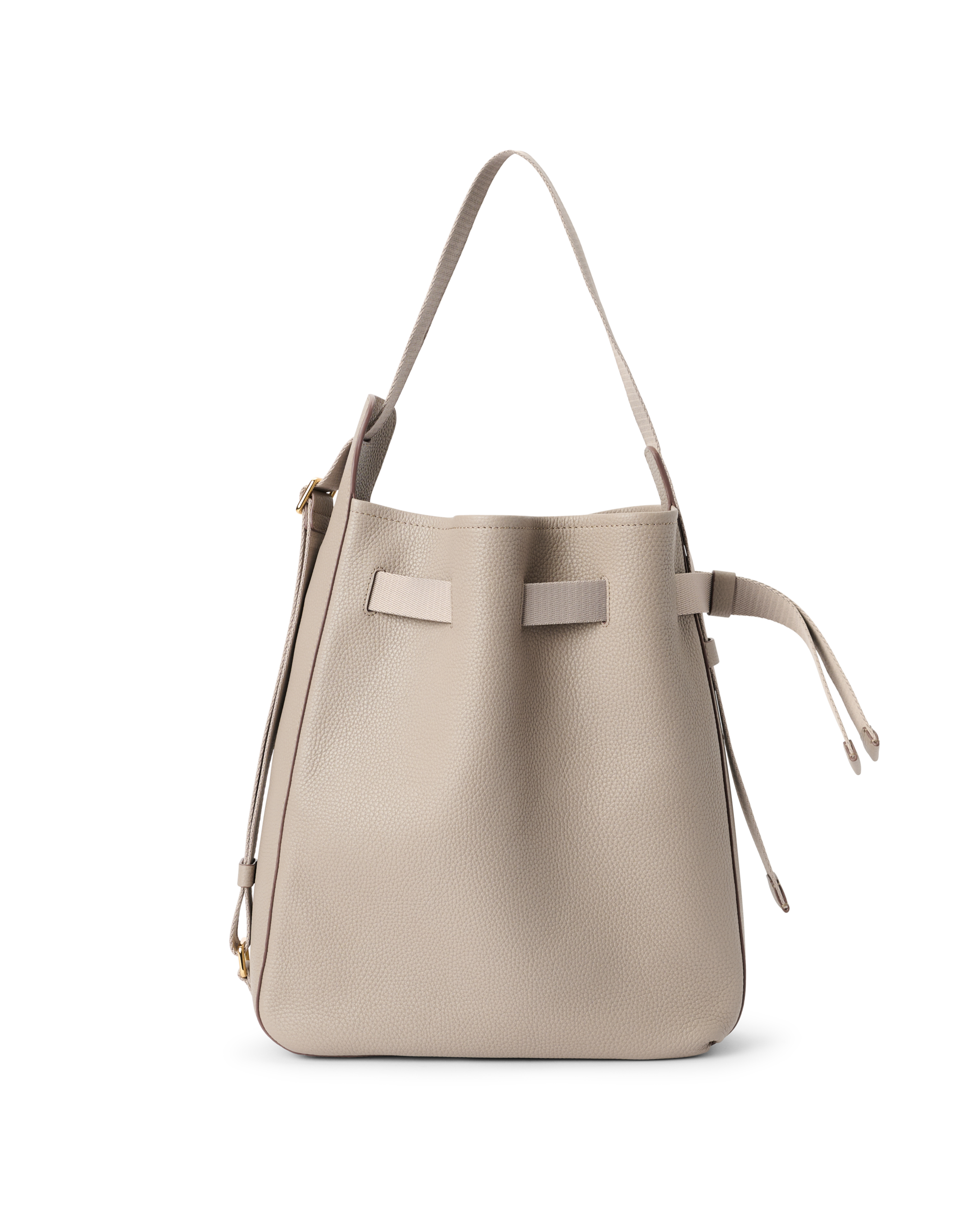 ECCO® Sail Bag Leather Hobo Bag Beige