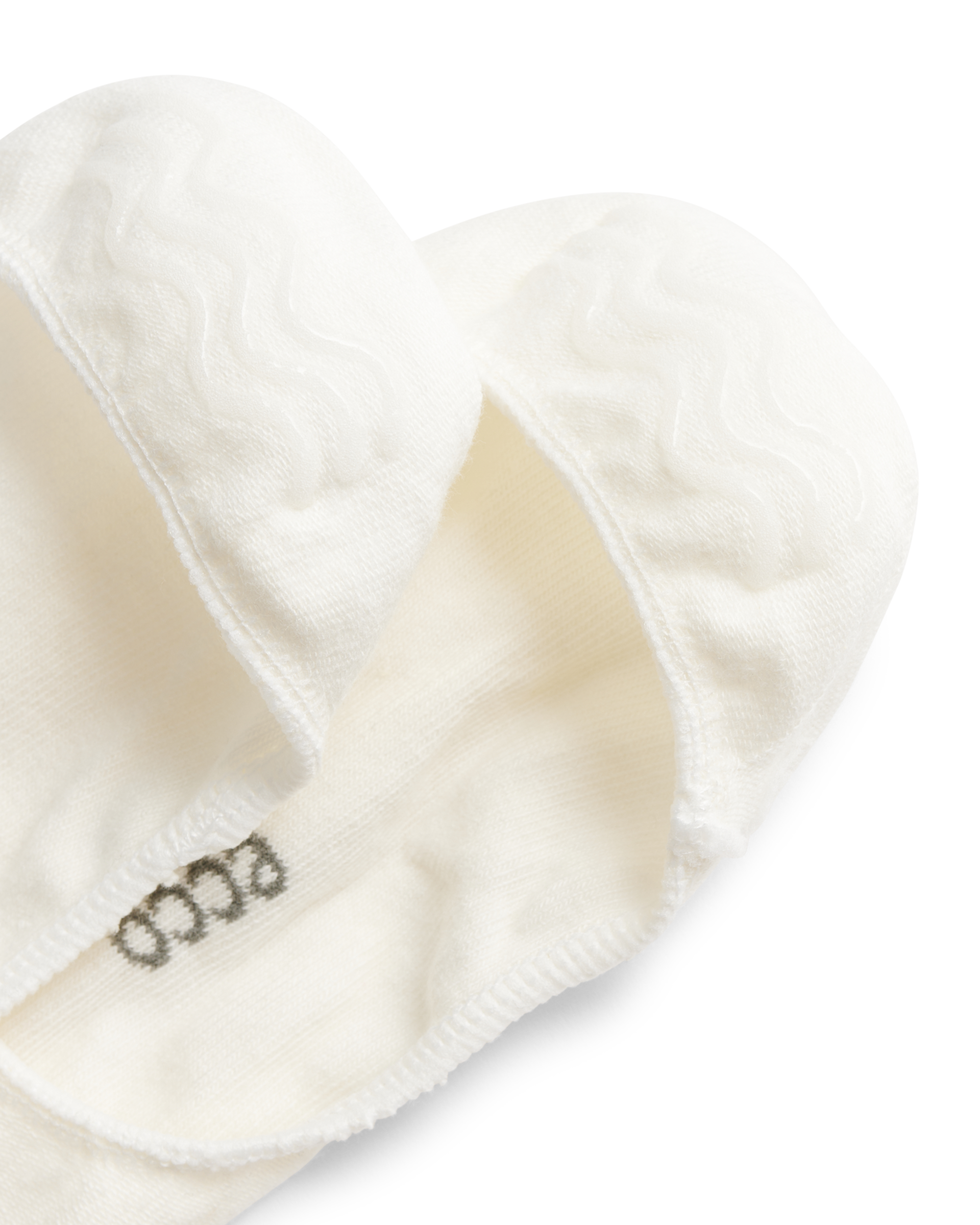 ECCO® strømper med kort skaft (2-pak) til unisex - Hvid - Detail-2