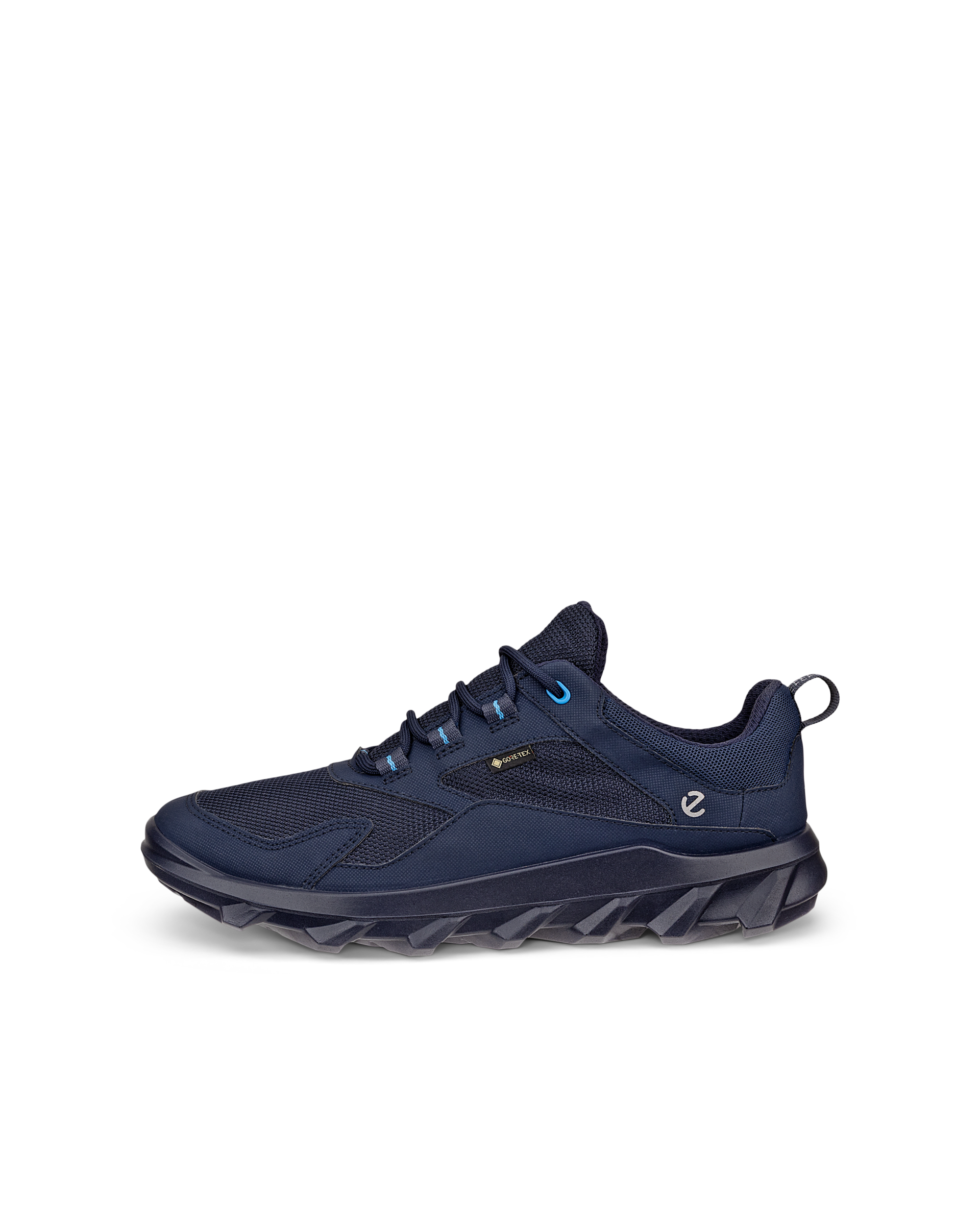ECCO® MX dames outdoorsneaker van textiel met Gore-Tex - Blauw - Outside