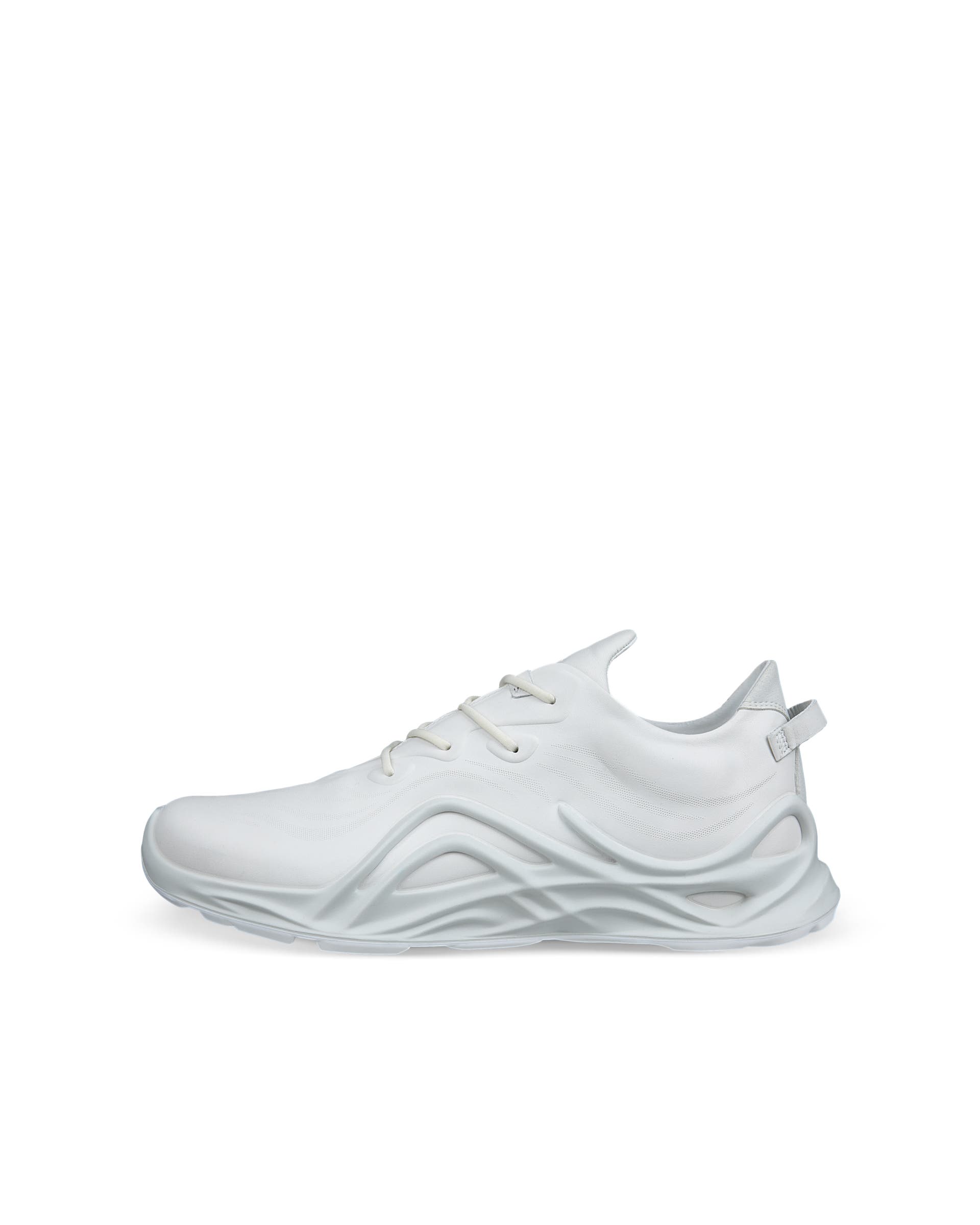 ECCO® Biom Infinite baskets en cuir pour homme - Blanc - Outside