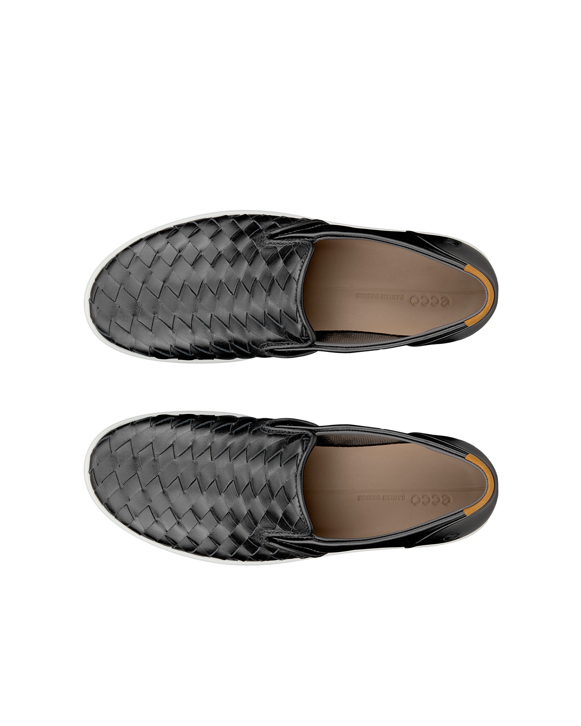 Women's ECCO® Soft 7 Woven Leather Slip-On | Metallics