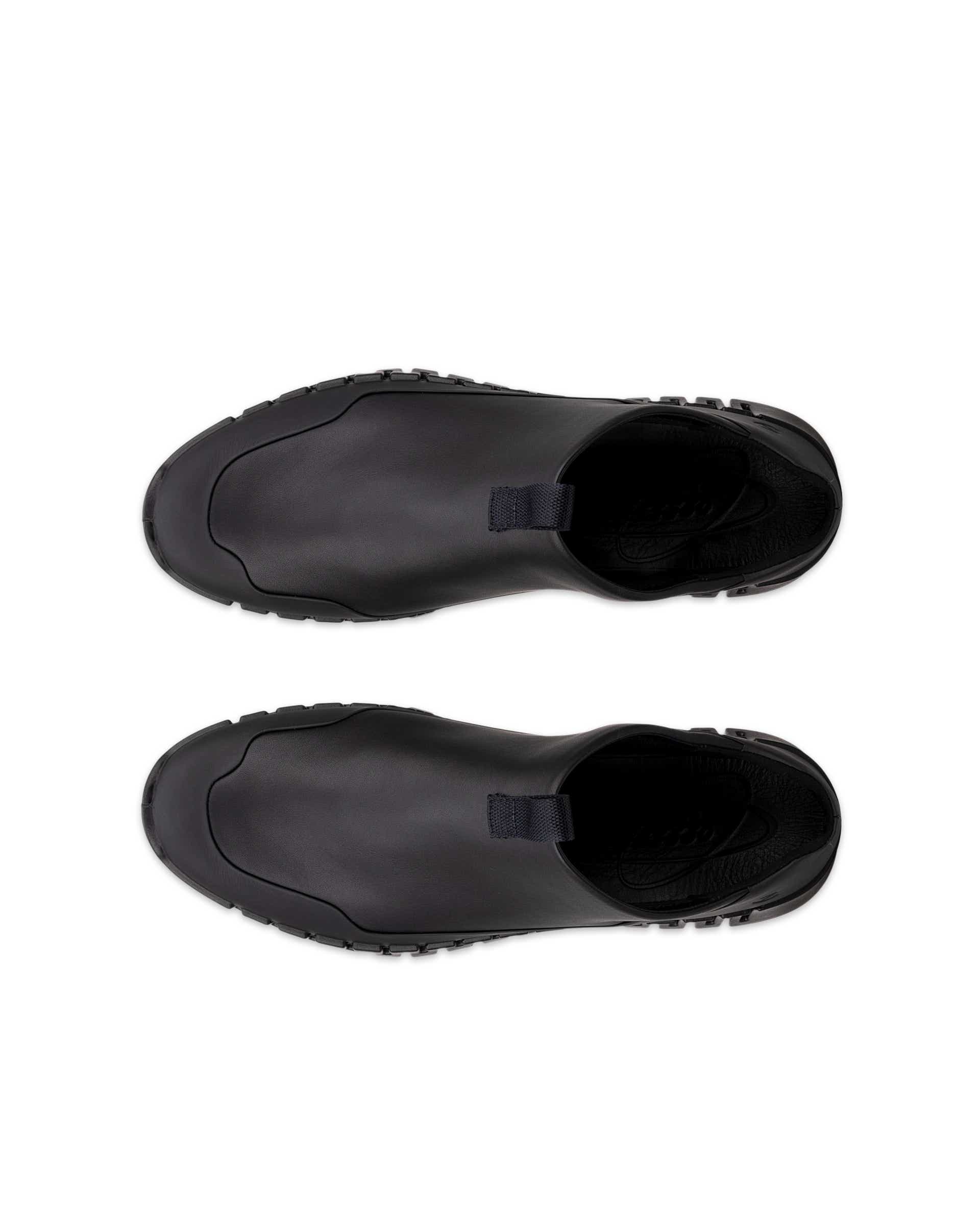 ECCO Gruuv ウィメンズ レザースニーカー - ブラック - Top left pair