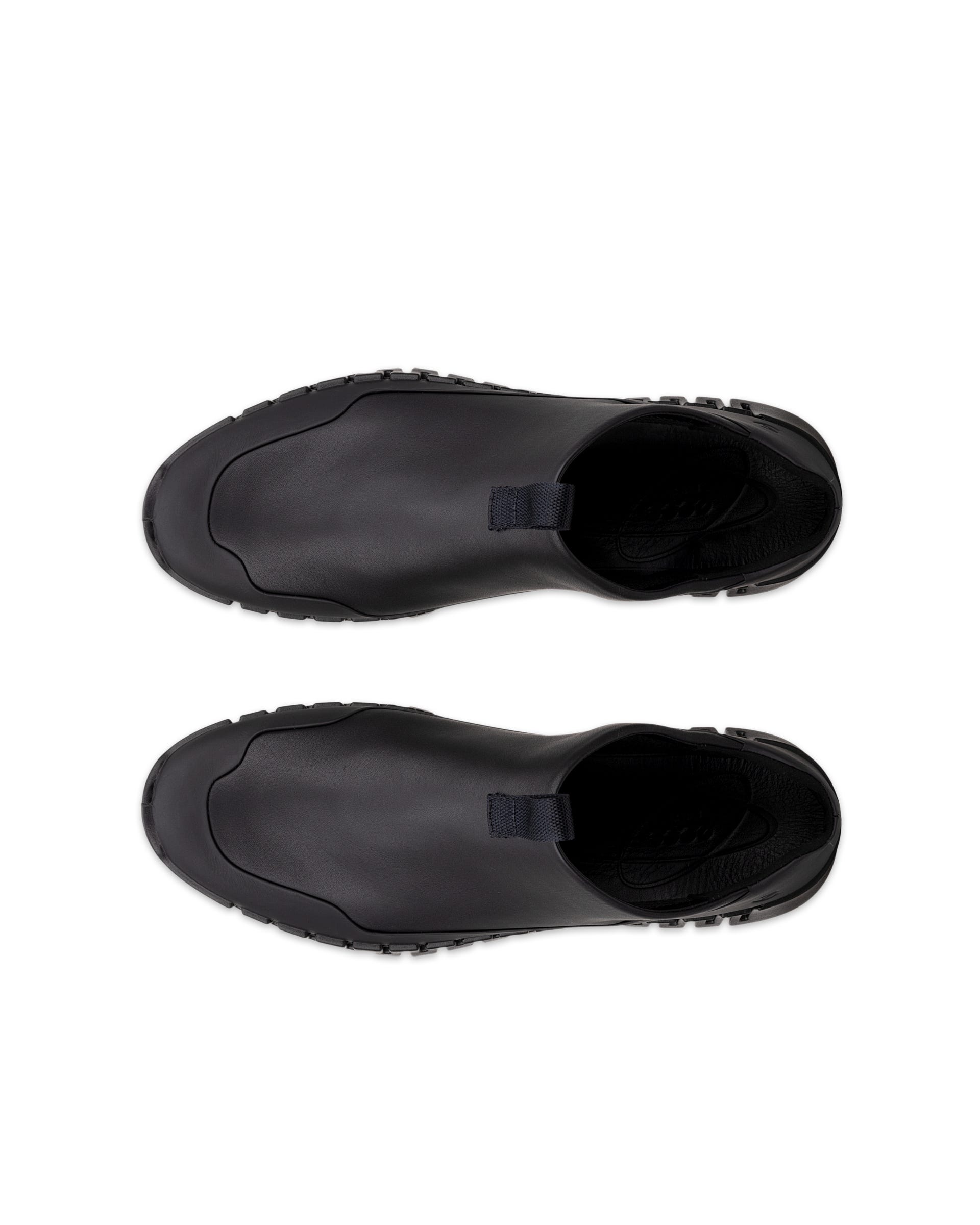 ECCO Gruuv ウィメンズ レザースニーカー - ブラック - Top left pair