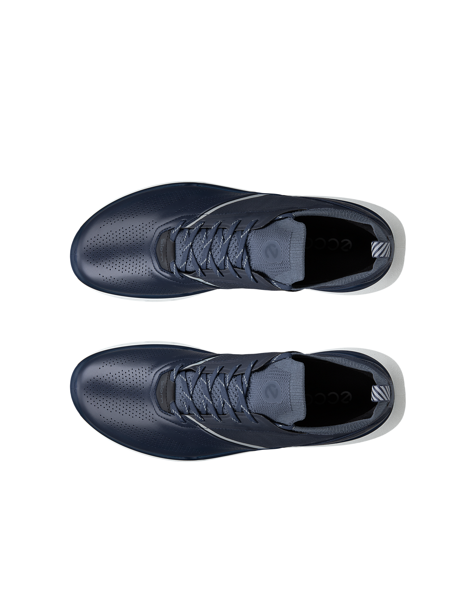 ECCO biom GORE-TEX ヤクレザー ECCO BIOM 720 MEN メンズ レザーGore-Texスニーカー | ブルー