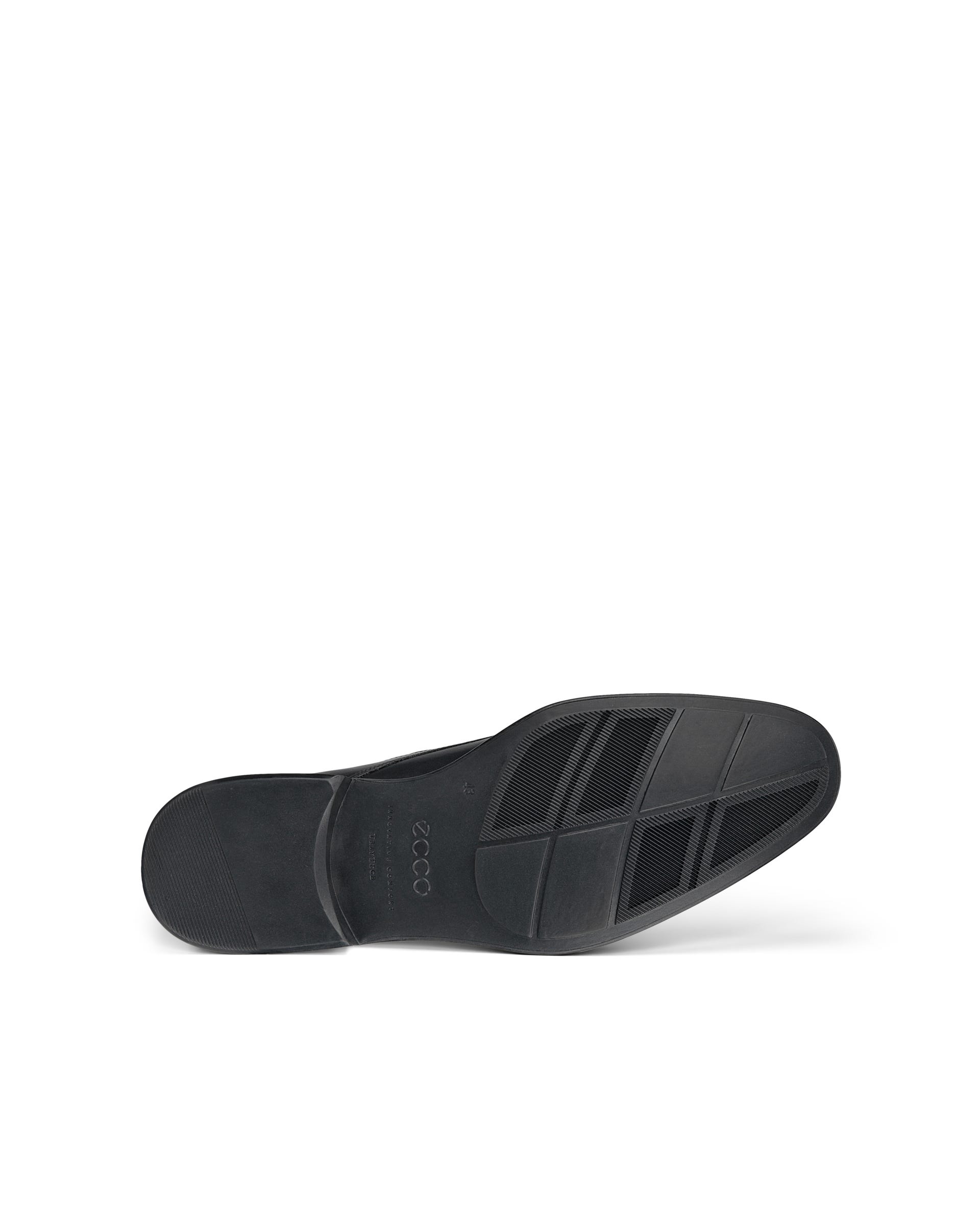 ECCO® Citytray chaussures habillée sans lacet en cuir pour homme - Noir - Sole