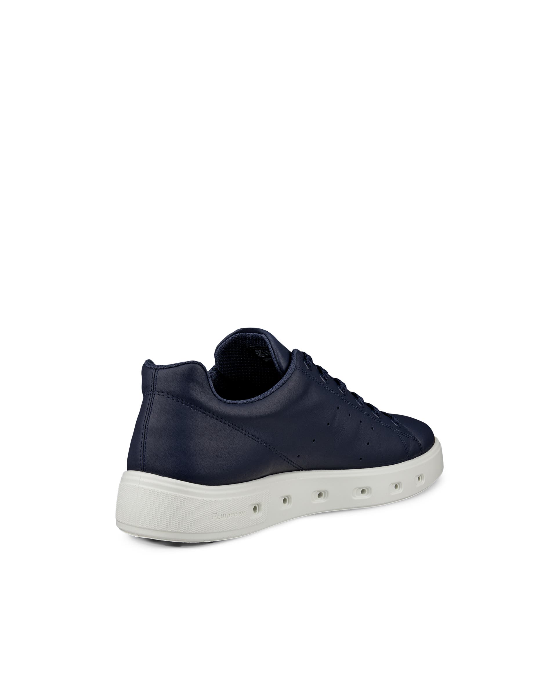 ECCO® Street 720 Heren leren sneaker met Gore-Tex - Blauw - Back
