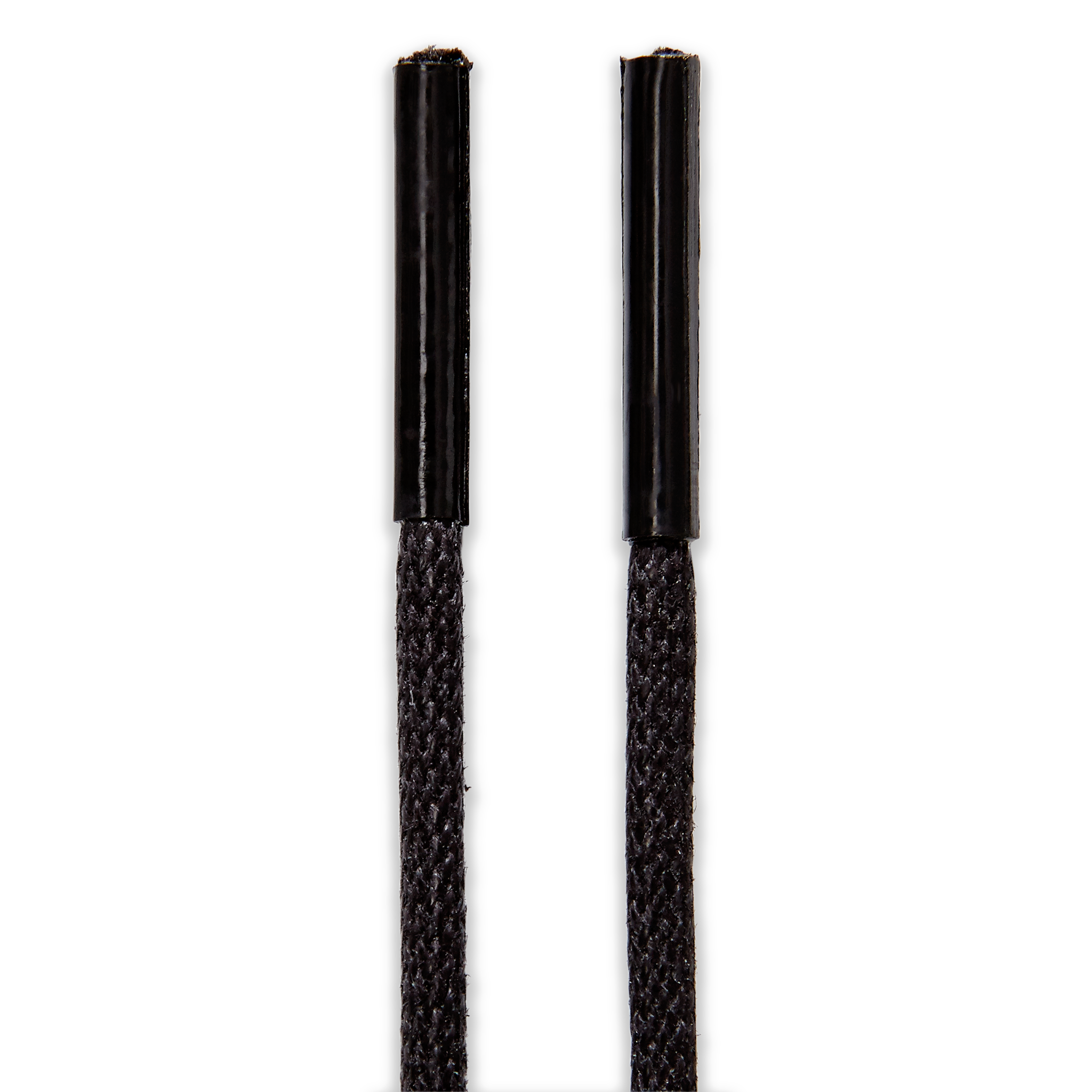 ECCO Lace Waxed Round — Black