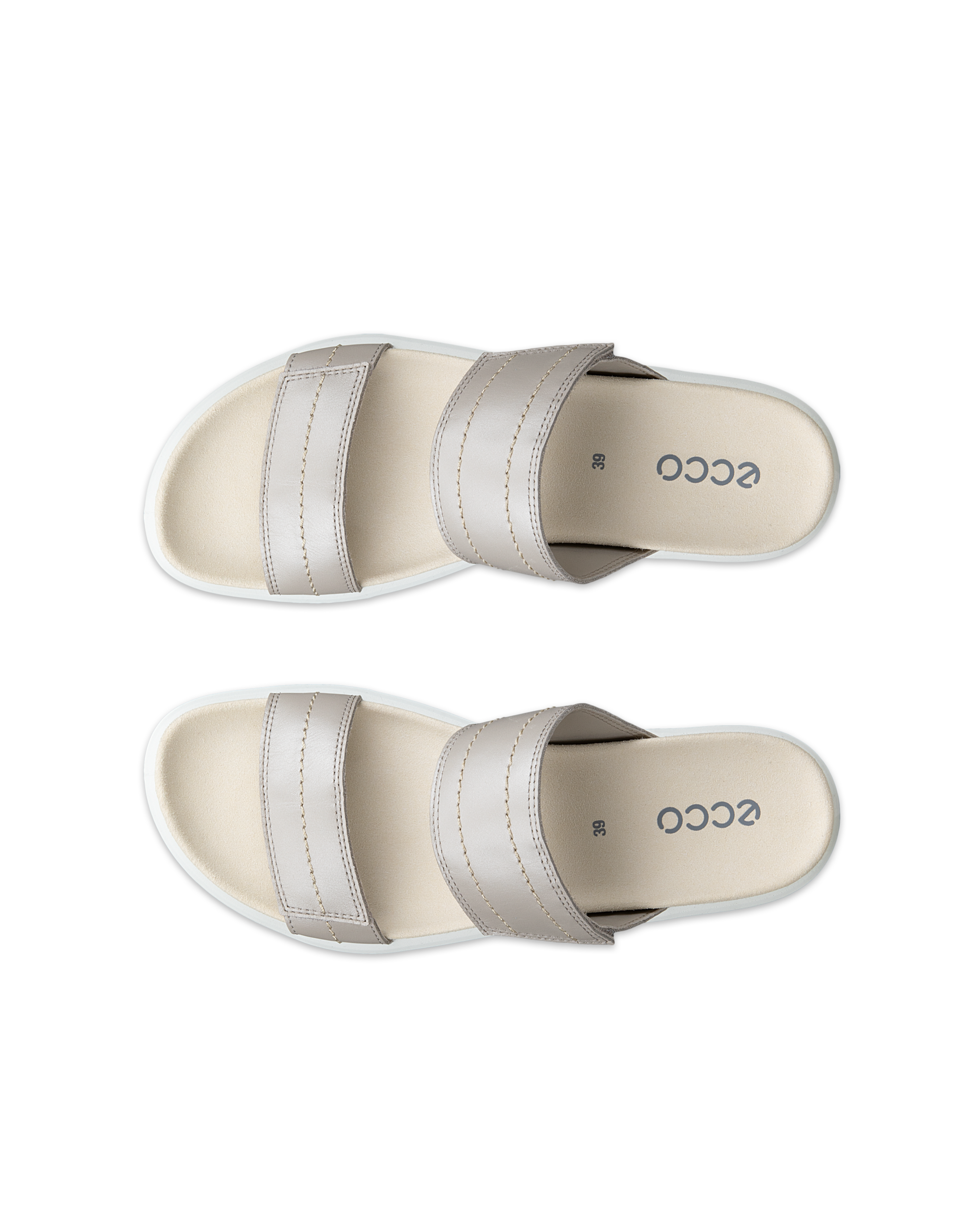 ECCO Soft Sandal — Beige