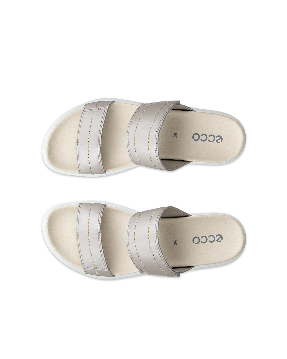 ECCO Soft Sandal — Beige