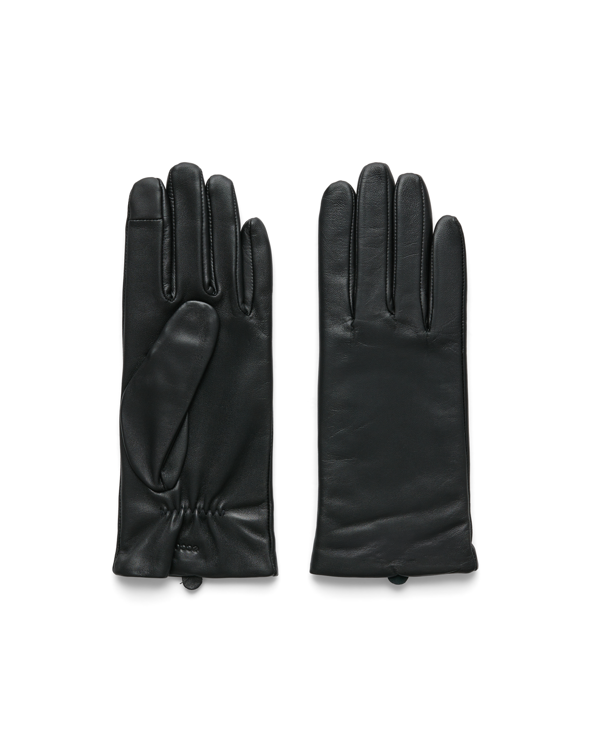ECCO Gloves Plain ウィメンズ レザーグローブ | ブラック ECCO Gloves Plain ウィメンズ レザーグローブ | ブラック